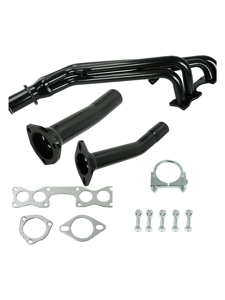 Collecteur en tête d'acier s'échappement Fit Nissan D21 Pickup 2.4L 1990-1995 Tri-y