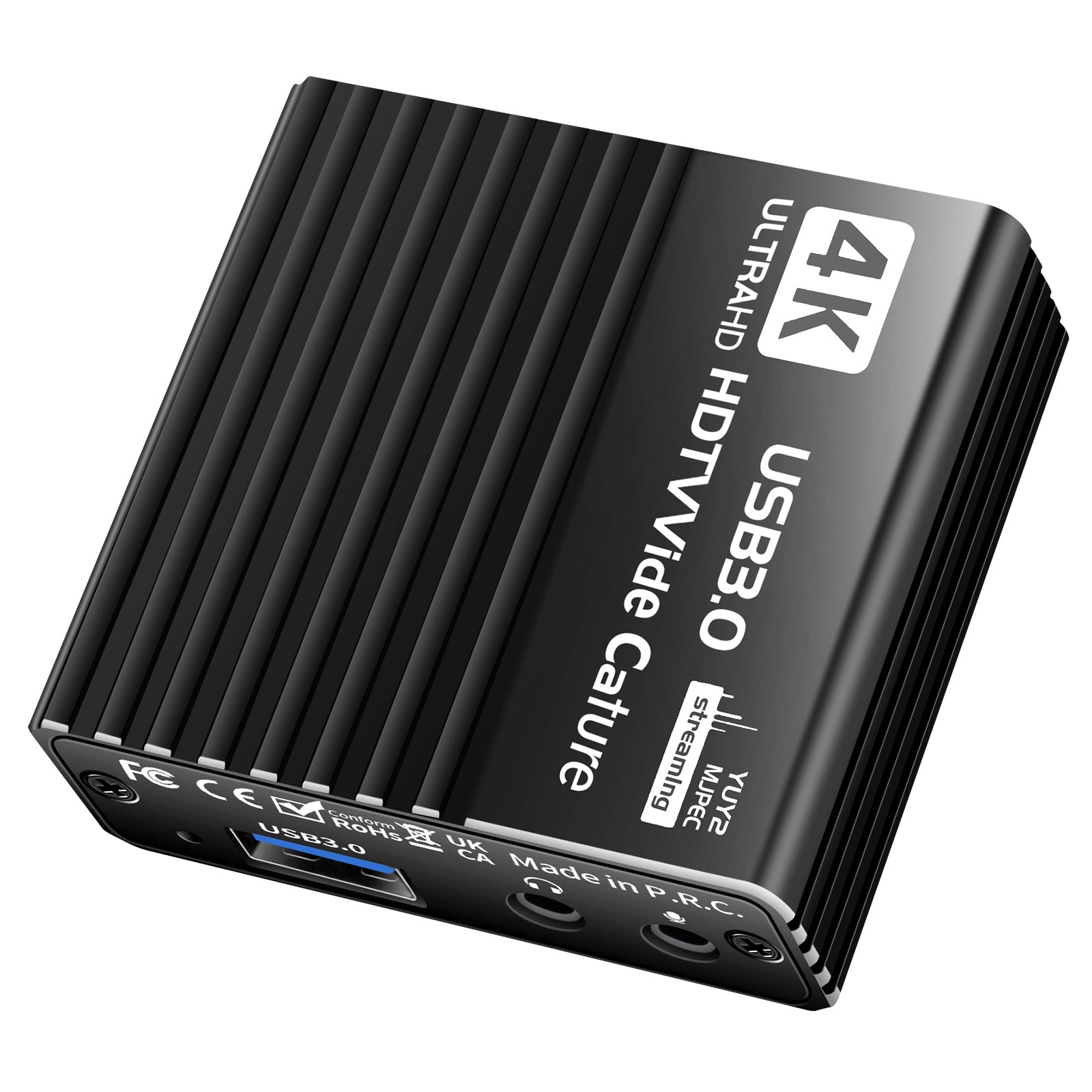 Carte de Capture vidéo USB 3.0, boîtier d'enregistrement HDMI 4K, Micr