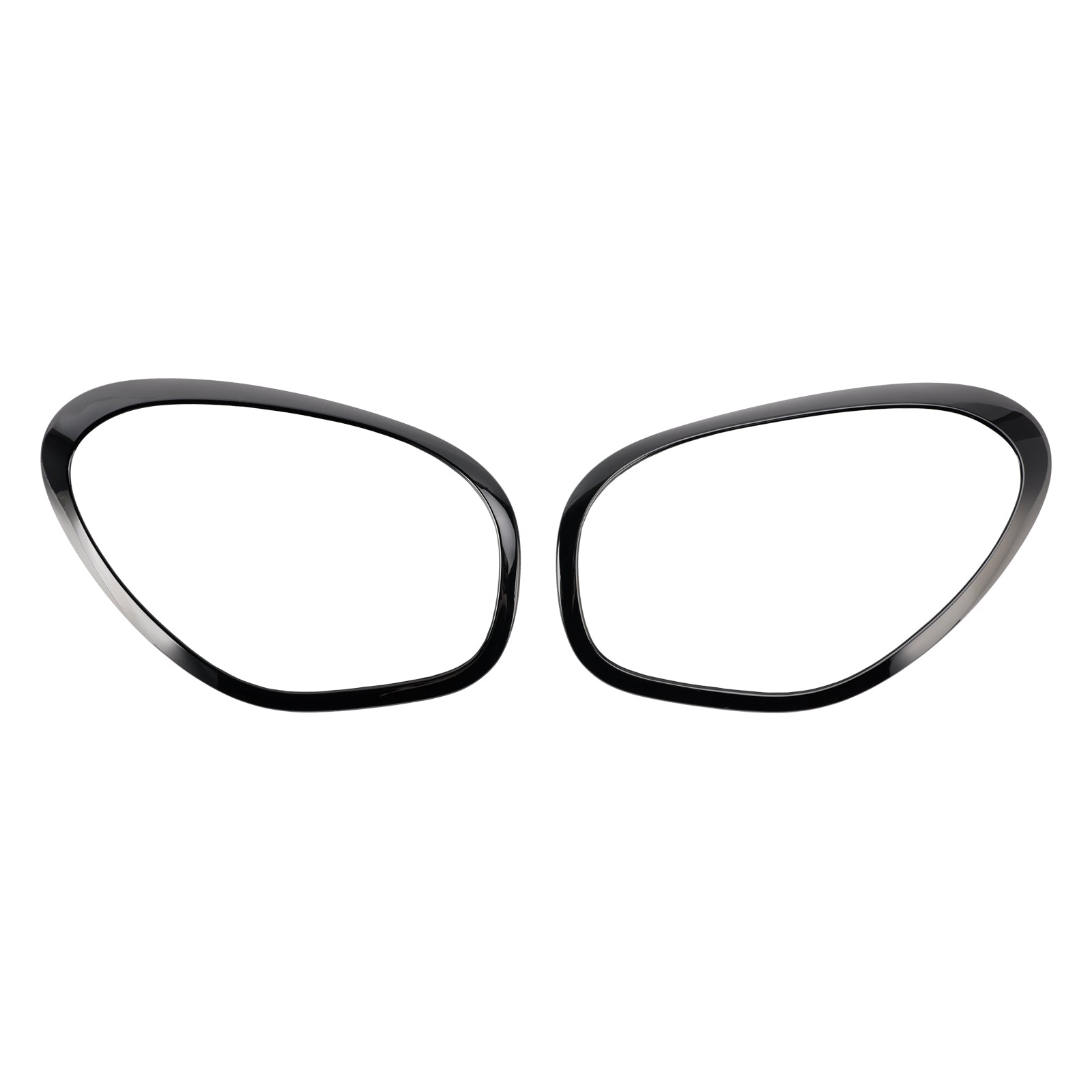 2 stuks glanzend zwarte koplampen sierring voor Mini Cooper Countryman R60