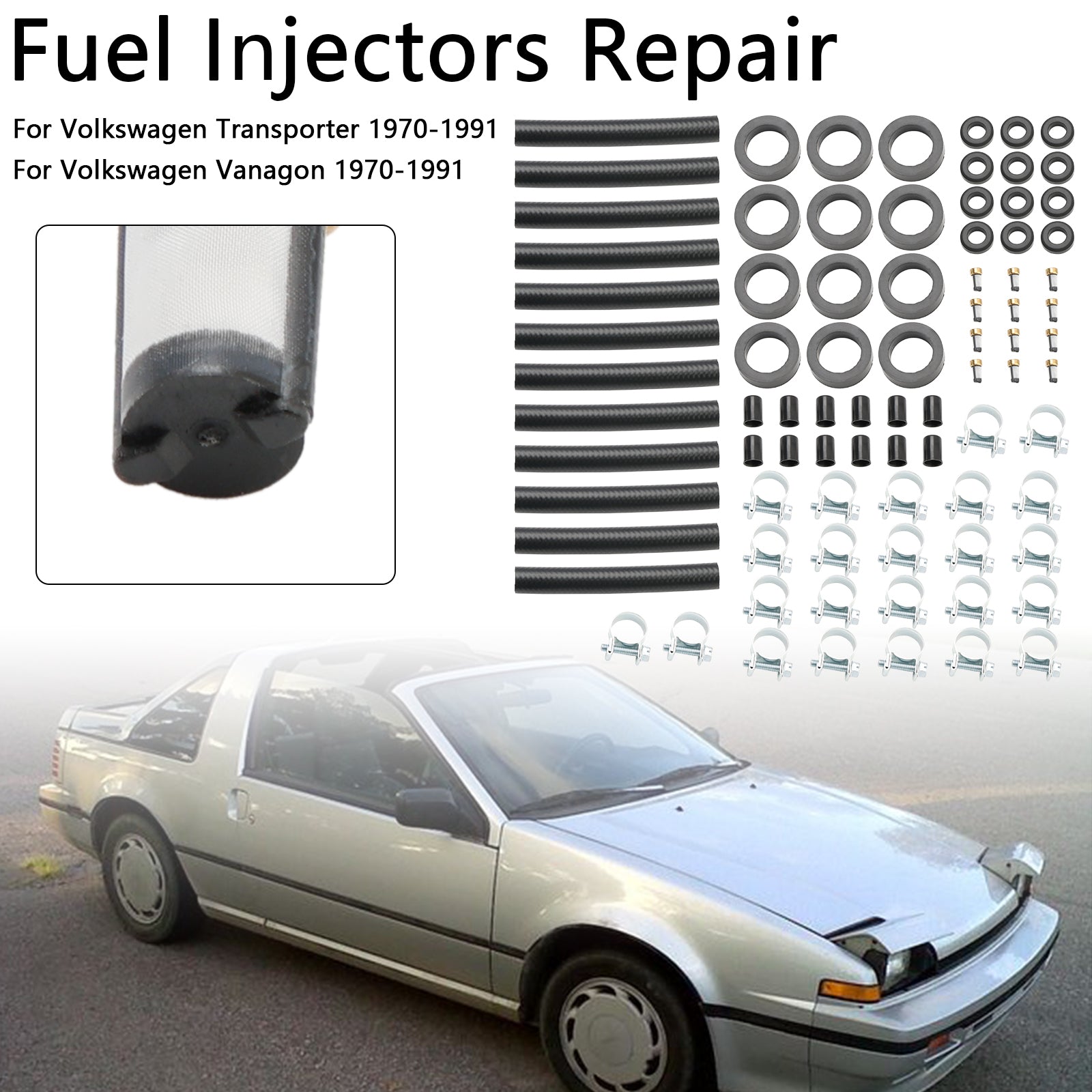 Kit de réparation d'injecteur de carburant 12pcs Fit V12 XJS 1981-1991 Fit Jaguar Fit Porsche