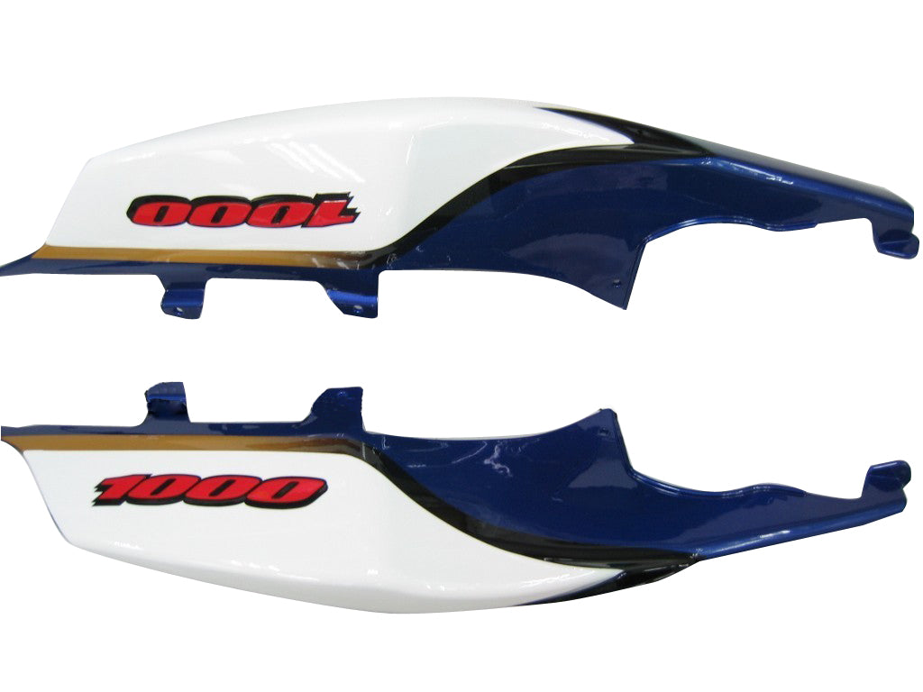 2007-2008 Suzuki GSXR 1000 Blanc Bleu Alstare Corona Racing Carénages Générique