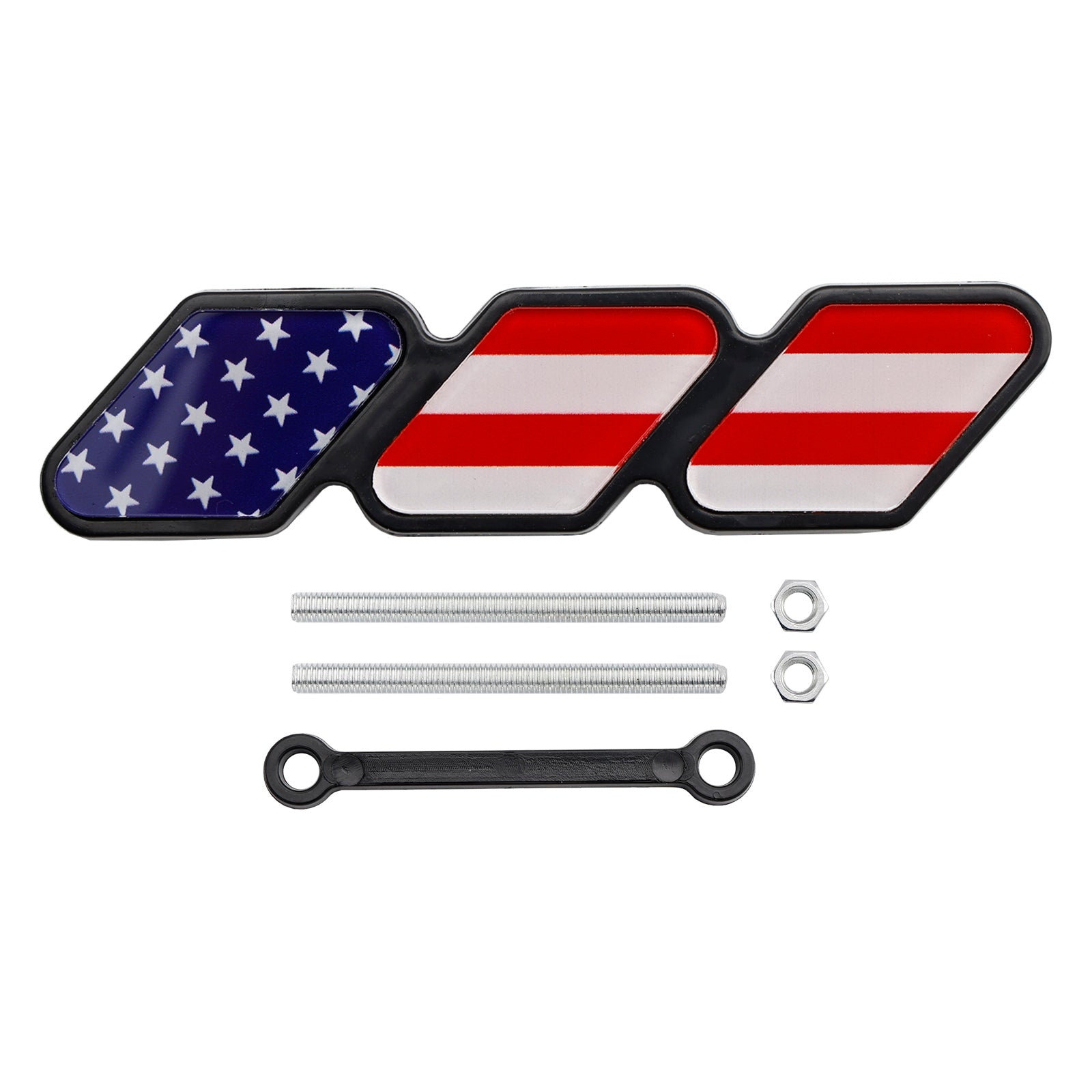 Tri-Color Grille Badge Emblem Auto-accessoires voor Toyota Tacoma TRD Tundra RAV4