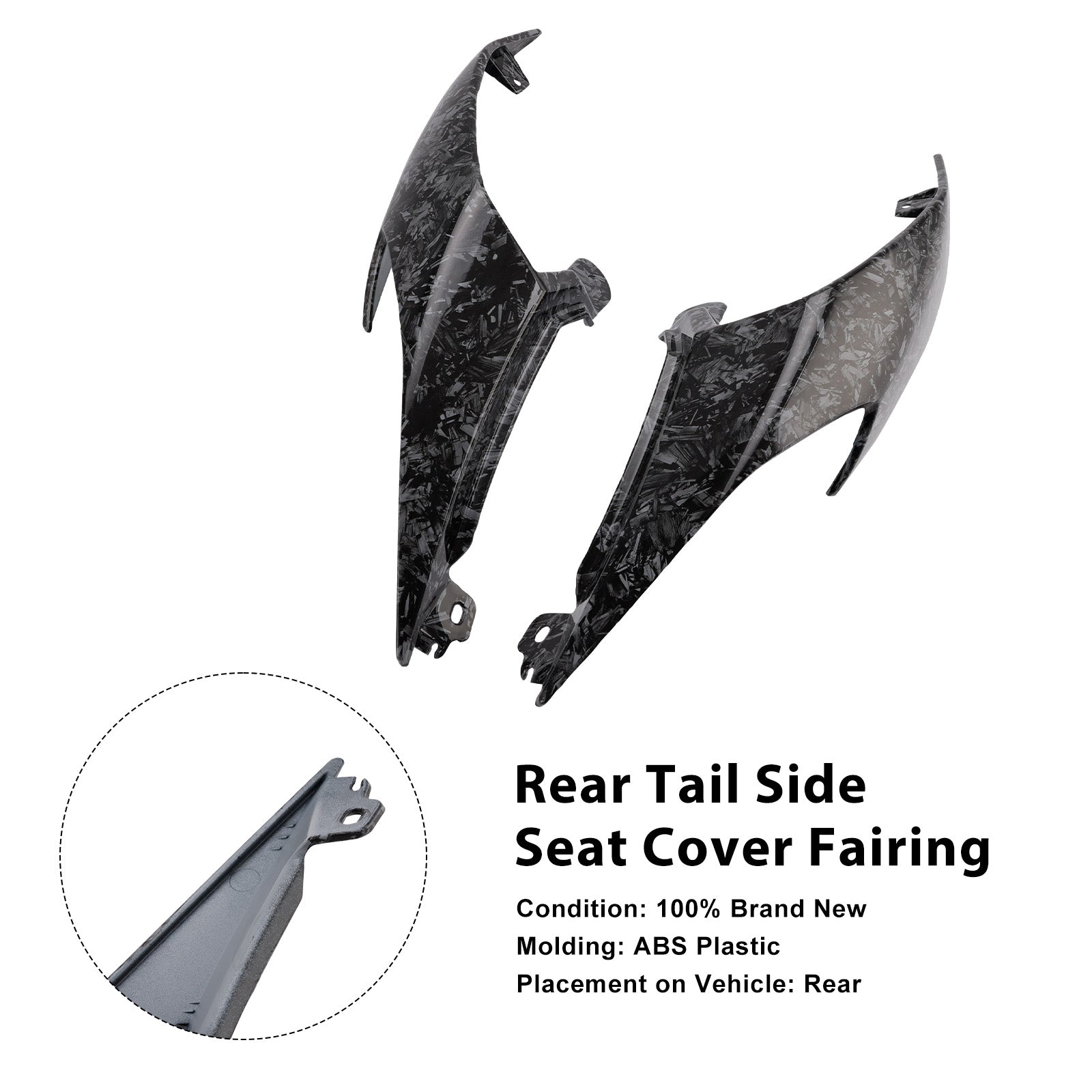 2020-2025 Street Triple 765 R RS Rear Tail Side Seat Cover Fairing