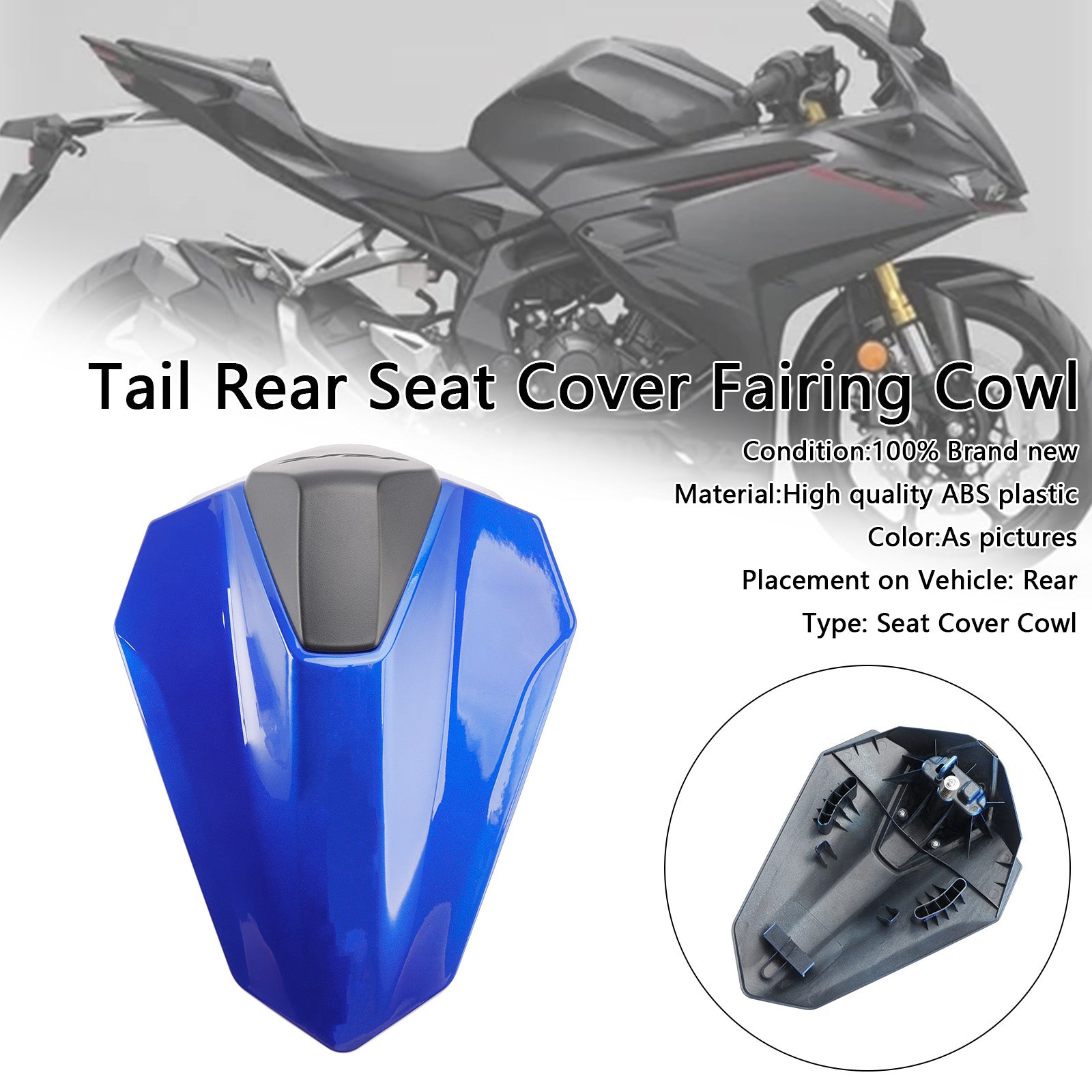 2023-2024 Honda CBR250RR Rear Tail Pillion Seat Fairing Cover