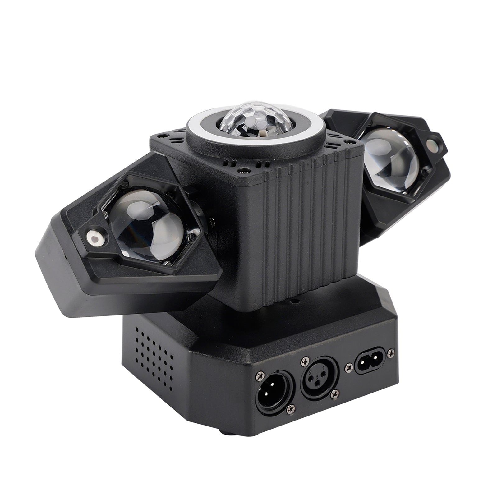 Bewegend hoofdlicht Roterende discobal Laserstraal Strobe Afstandsbediening DMX-podiumlicht
