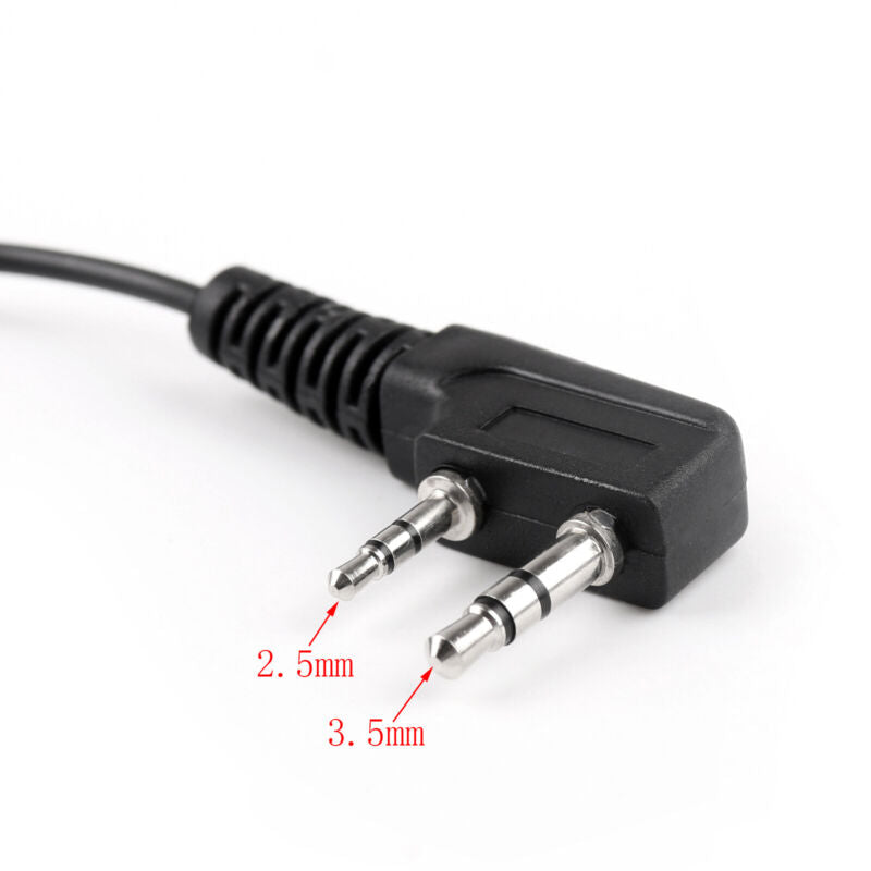 Mic 2Pin voor oortelefoon UV-oortelefoon Takie 5R Walkie BF-radio Baofeng-headset