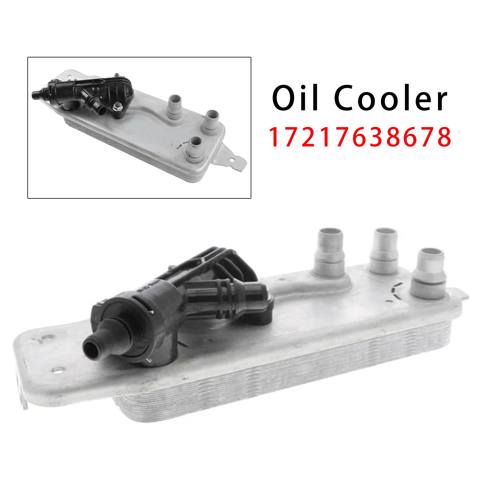 2011-2012 For BMW 750Li F04 V8 4.4L Automatic Trans.ActiveHybrid Transmission Oil Cooler Heat Exchanger w/ Thermostat 17227597890