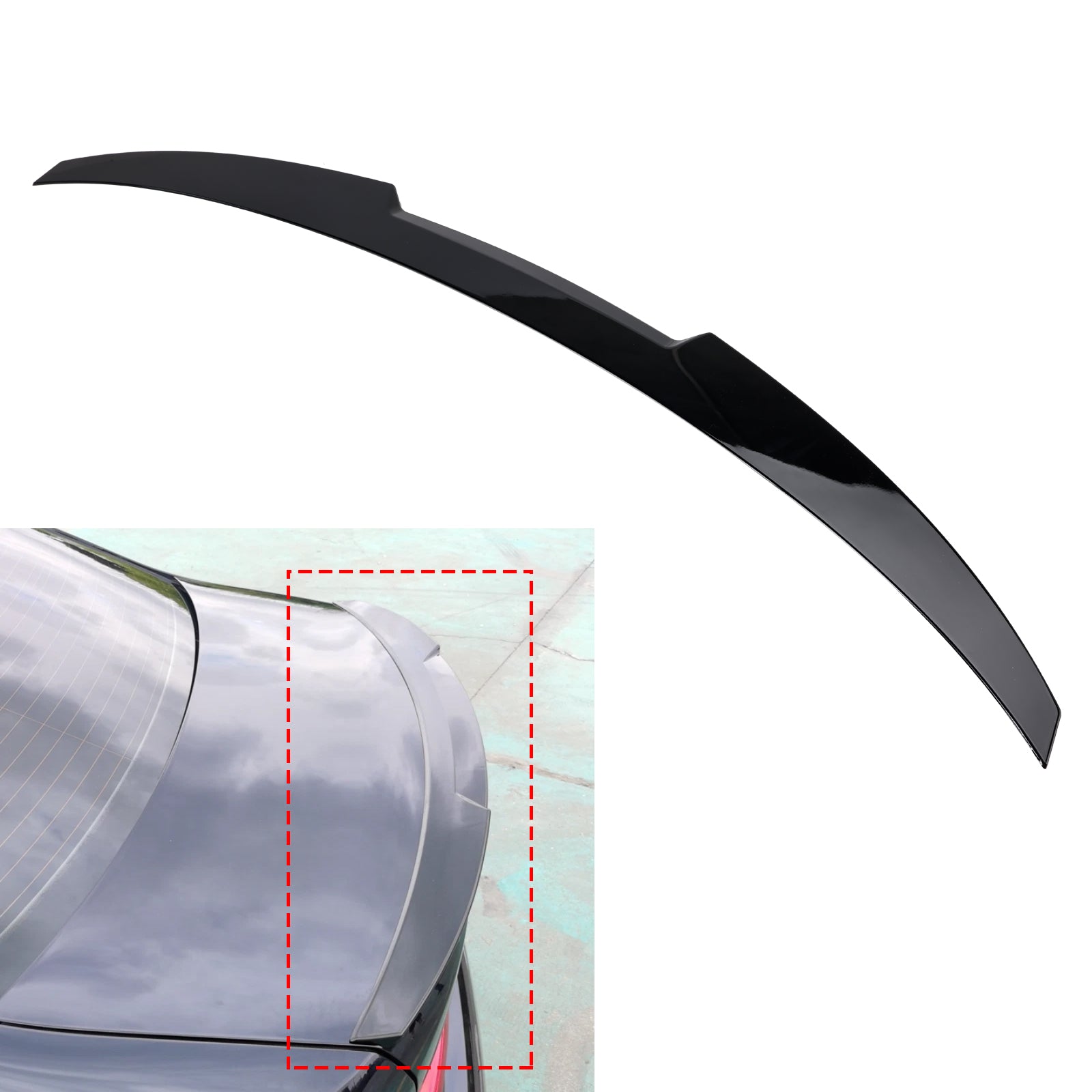 Gloss Black Rear Boot Spoiler For BMW 3 Series G20 G80 2018+ M4 Style