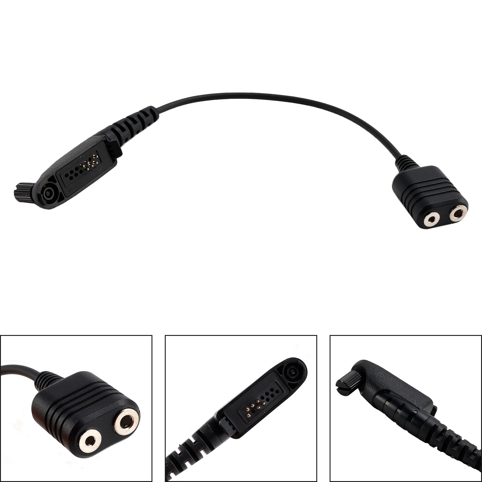 K Interface Headset Port Converter Cable for GP328plus GP338plus GP344 GP388