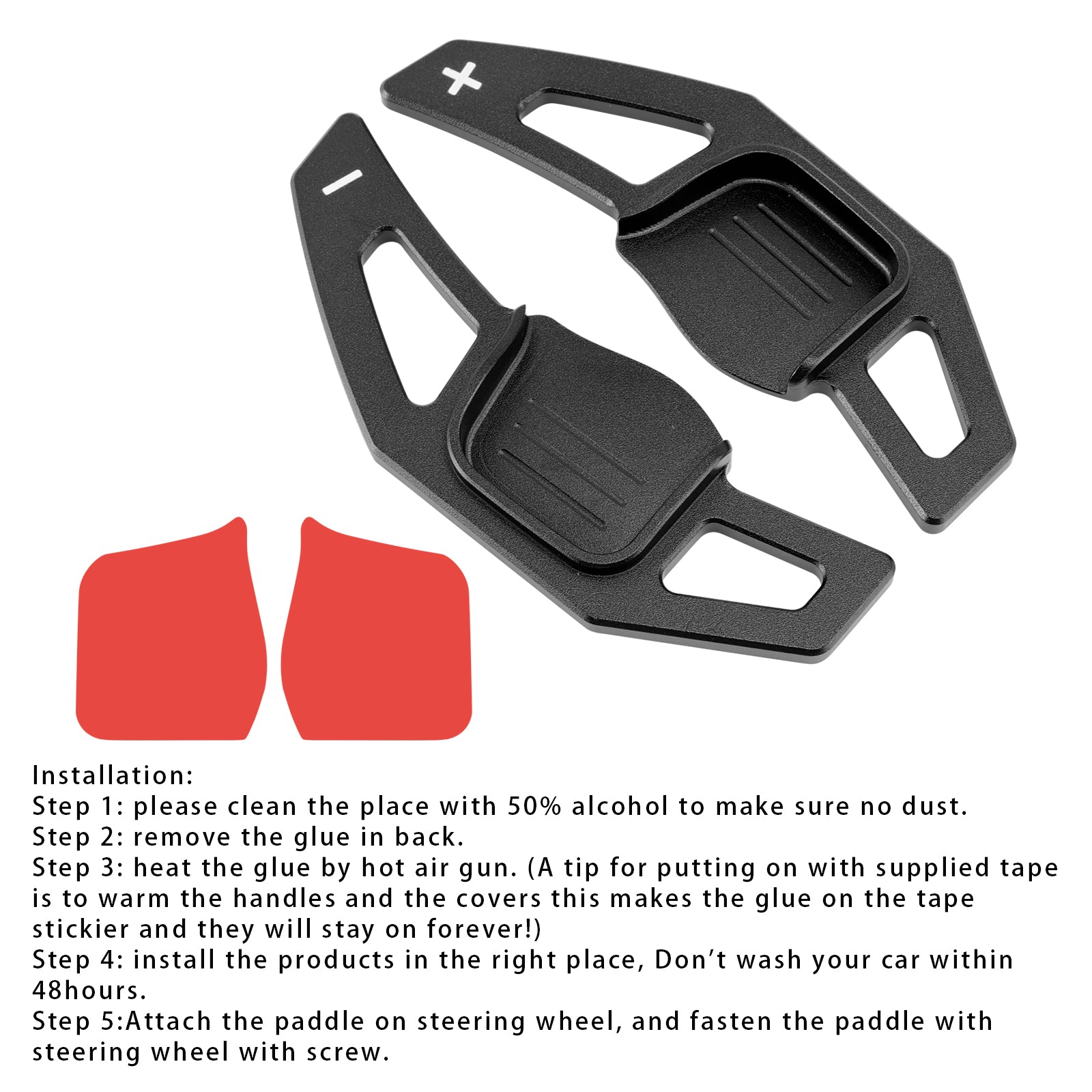 Extension de levier de vitesse au volant, pour Kia Forte Cadenza, en aluminium