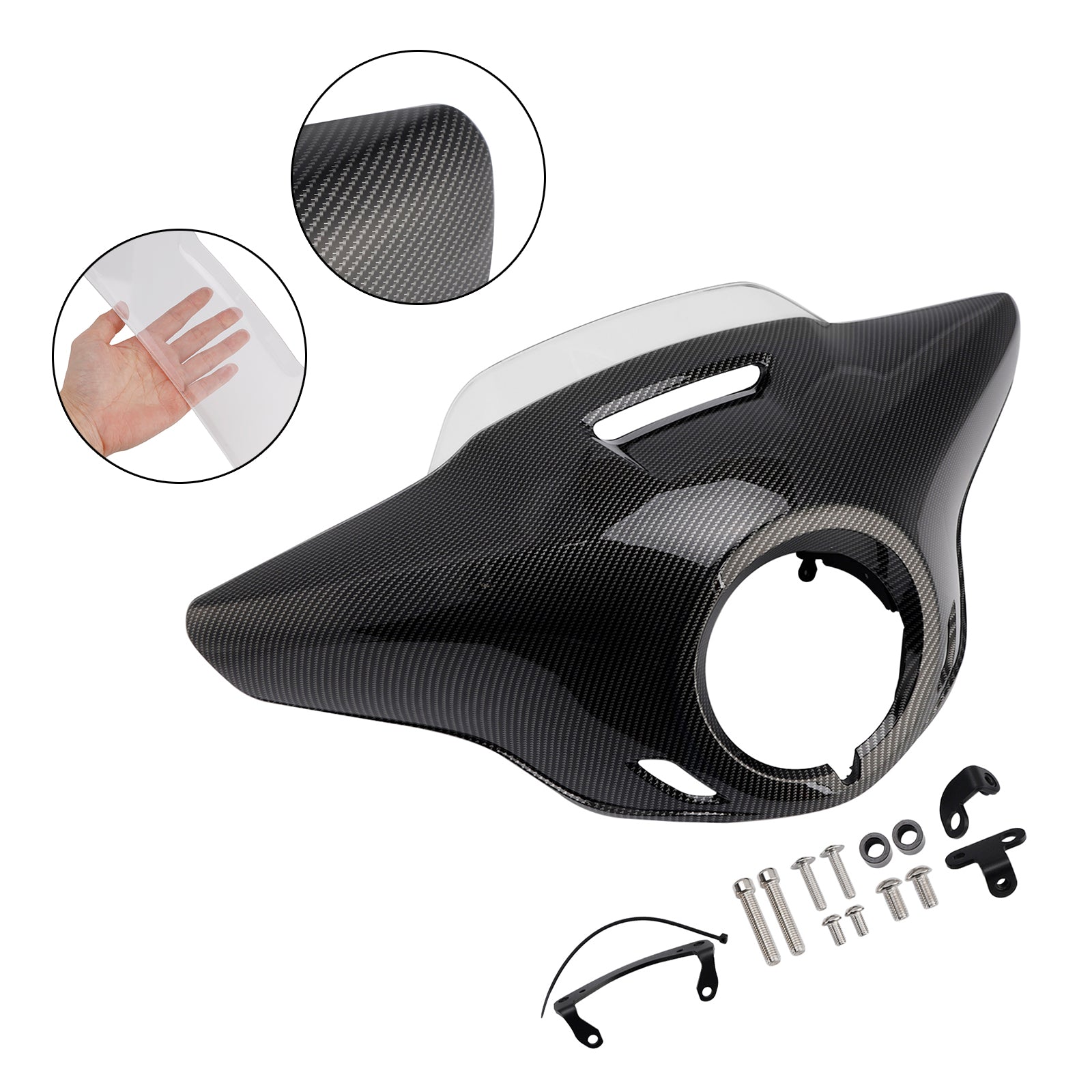 Windshield WindScreen Headlight Fairing fit for HONDA CM300 CM500 2021-2024