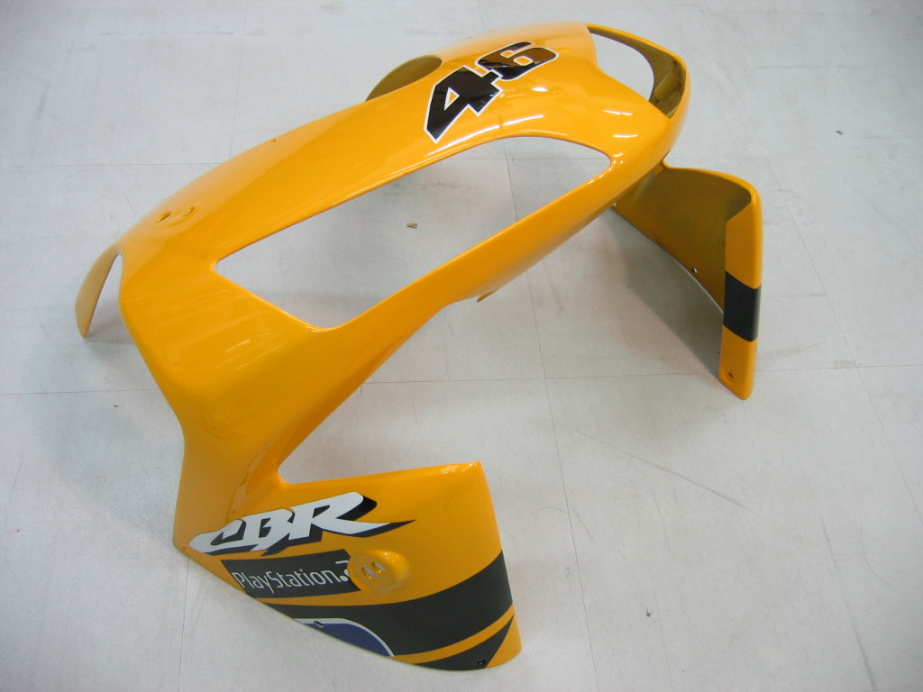 2003-2004 CBR600RR Bodywork Fairing Yellow ABS Injection Molded Plastics Set Generic