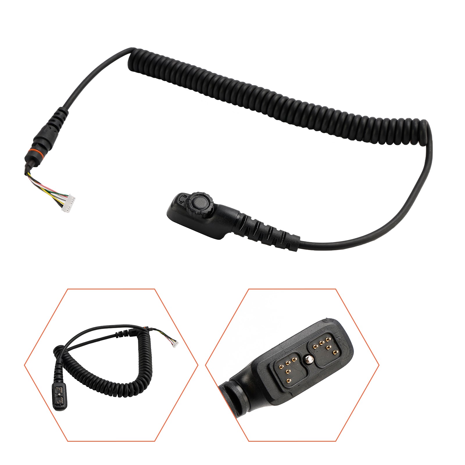 Montering SM18N2 Handmikrofonkabel för Hytera PD780 PD700 PD580H PD788 PD782