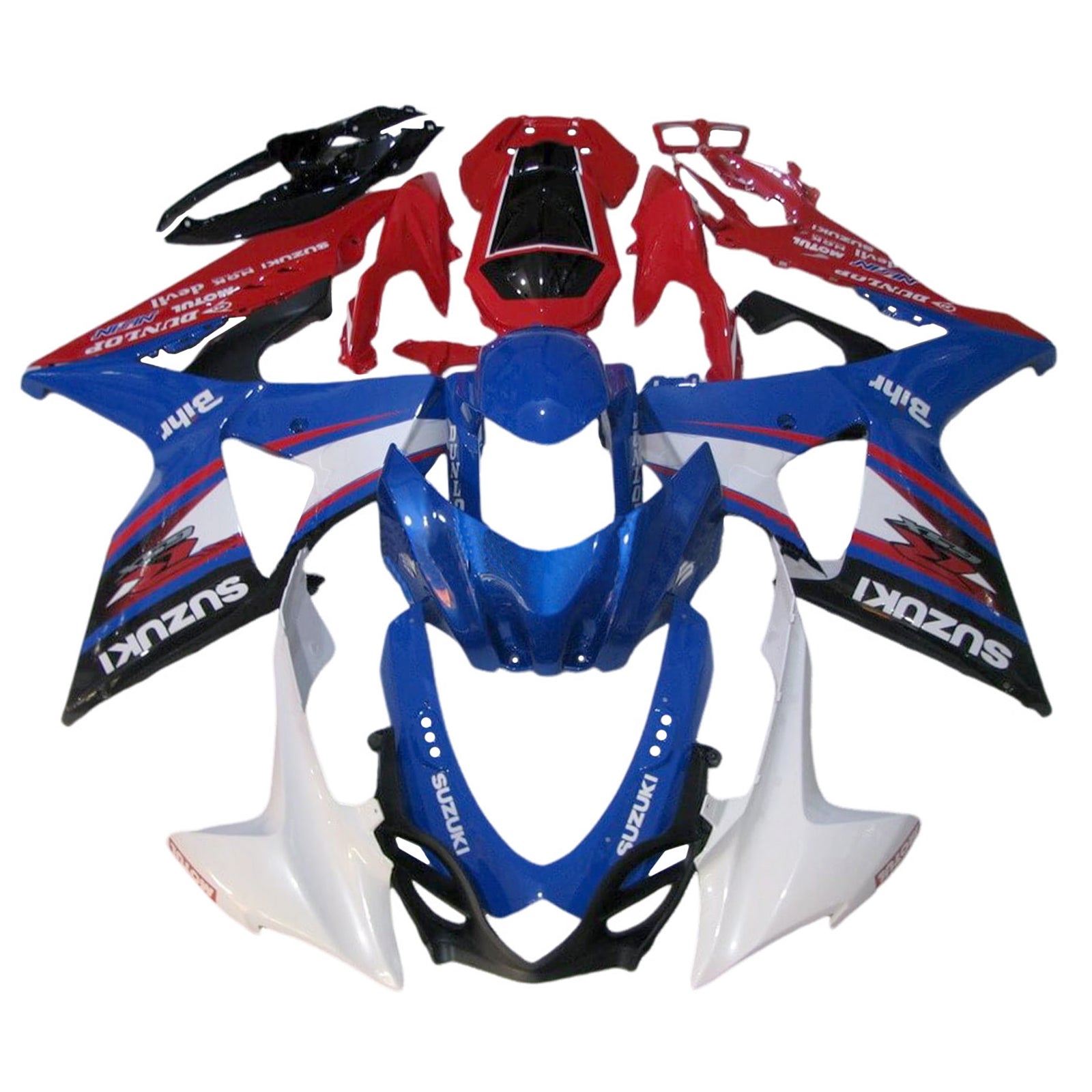 2009-2016 Suzuki GSXR1000 K9 Injection Fairing Kit Bodywork Plastic ABS