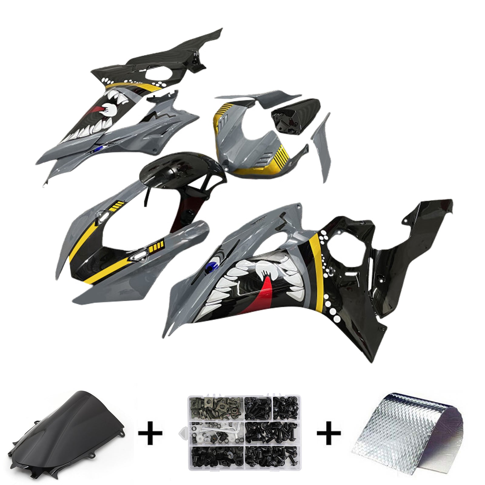 Kit de carénage d'injection Yamaha YZF-R6 2017-2023 carrosserie plastique ABS