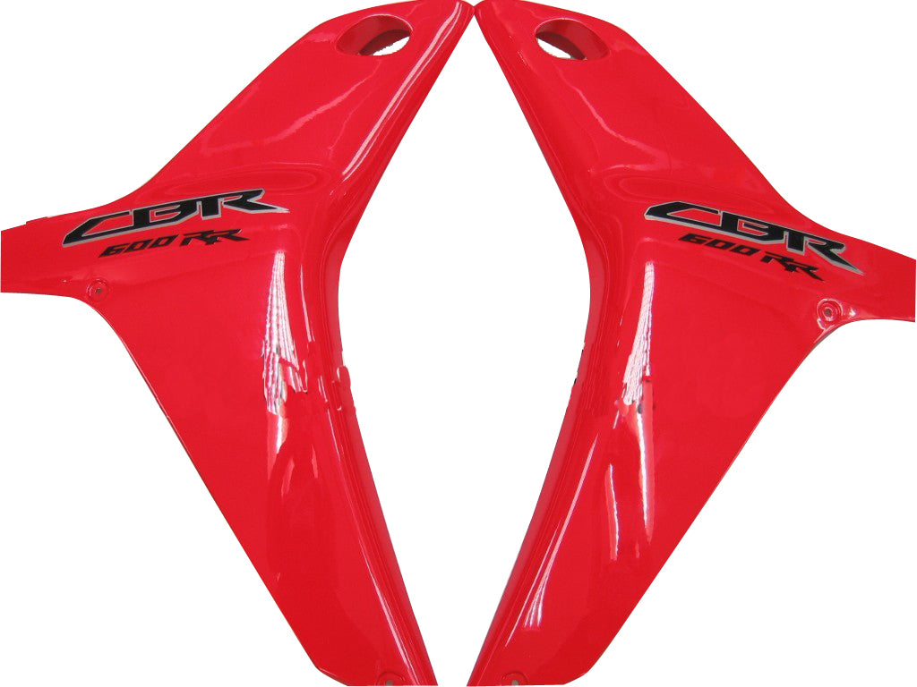 2009-2012 Honda CBR 600 RR rood en zwart Honda CBR Racing stroomlijnkappen algemeen