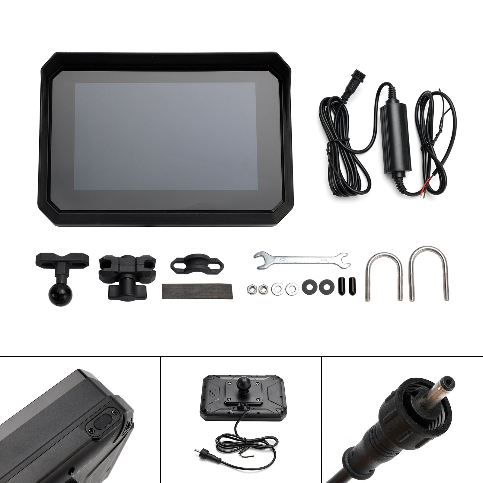 5 -palcový univerzálny rekordér DVR CarPlay Touch Screen pre motocykel skútra