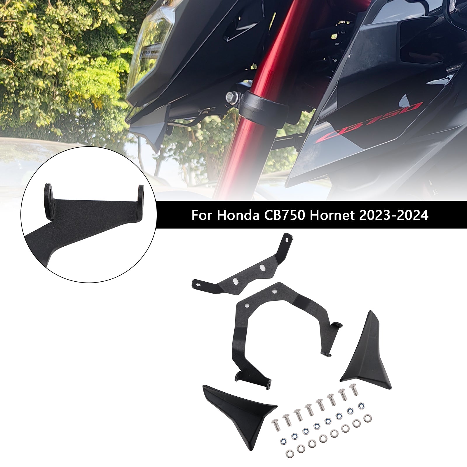 2023-2024 Honda CB750 Hornet Front Beak Extension Nose Lower Wing