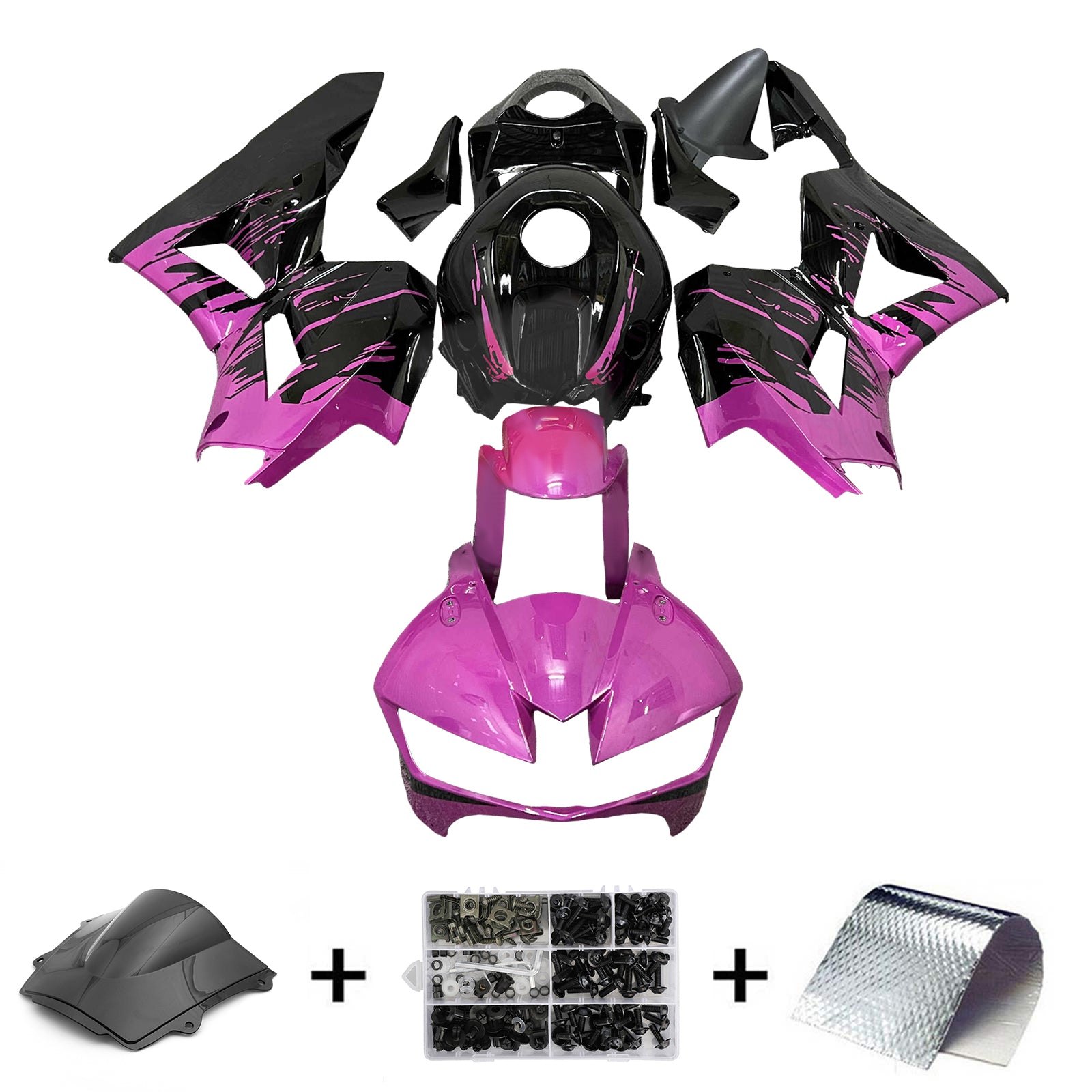 Injektionssats Kit Bodywork Plastic ABS för Honda CBR600RR 2013-2023 F5