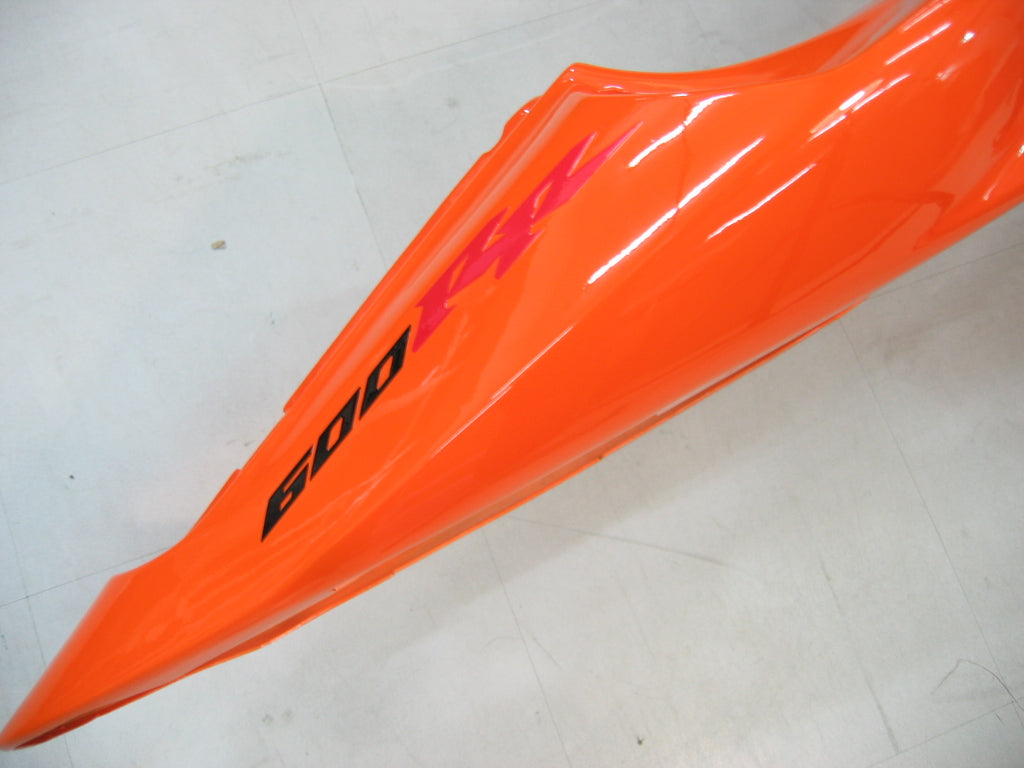 2003-2004 Honda CBR 600 RR Orange & Black Flame Racing Fairings Generic