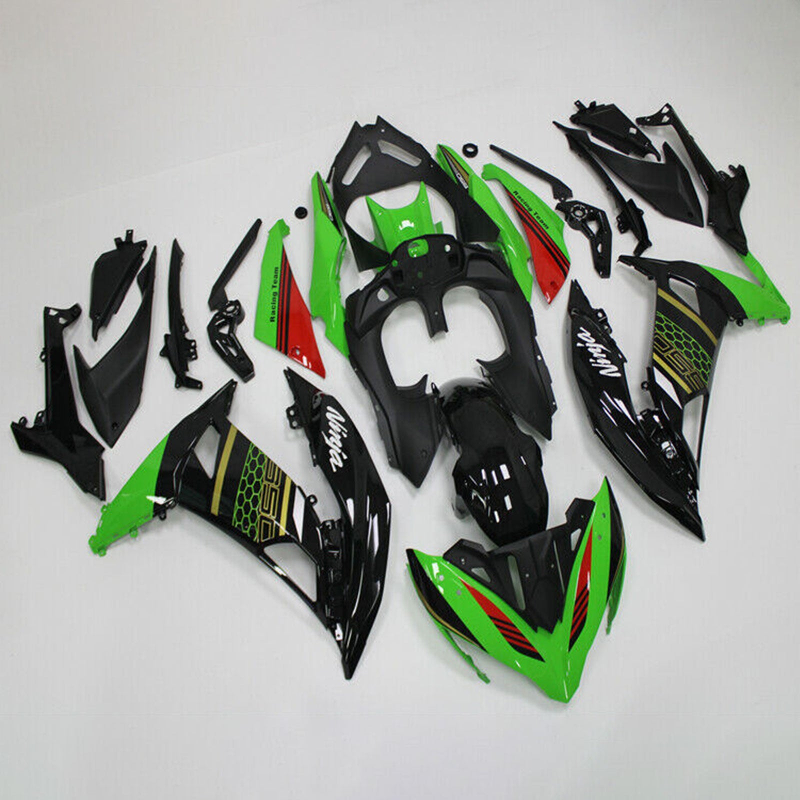 2017-2019 Kawasaki Ninja 650 ER-6F EX650 Fairing Kit Plastic 02# Generic