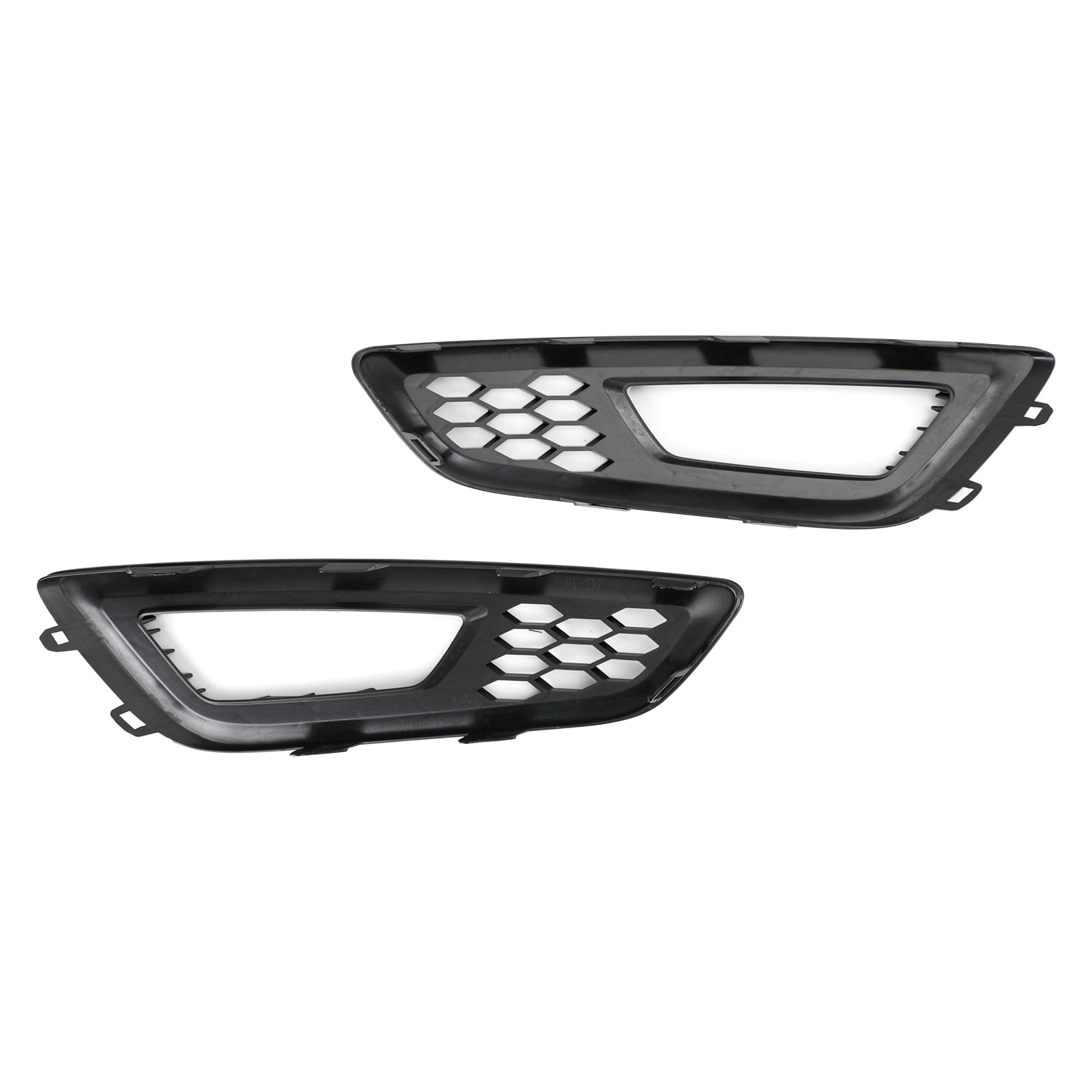 Pair Front Bumper Fog Light Lamp Cover Bezel Grill fit Ford Focus 2015-2017