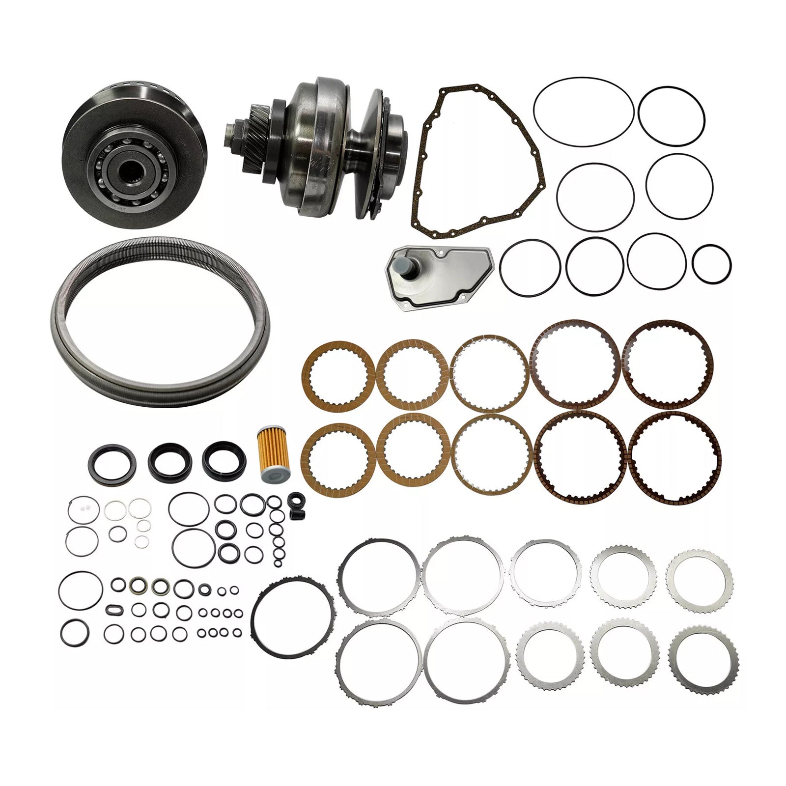 2012-2015 Nissan QASHQAI L4 1.6L transmissiemaster-revisieset & Katrolset met riem JF015E RE0F11A