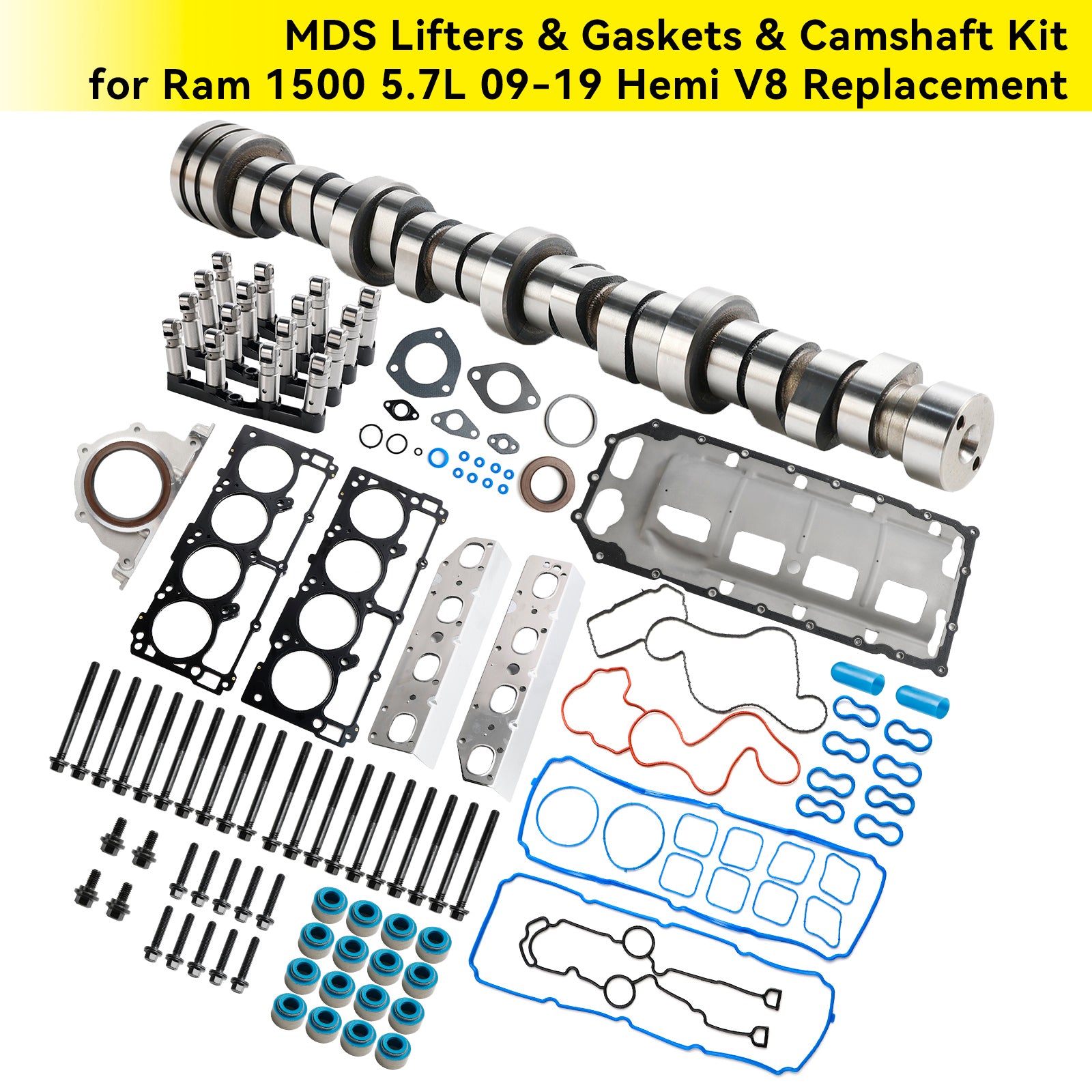 2009 Dodge Durango 5.7L Engine MDS Lifters & Gaskets & Camshaft Kit 53021726AD