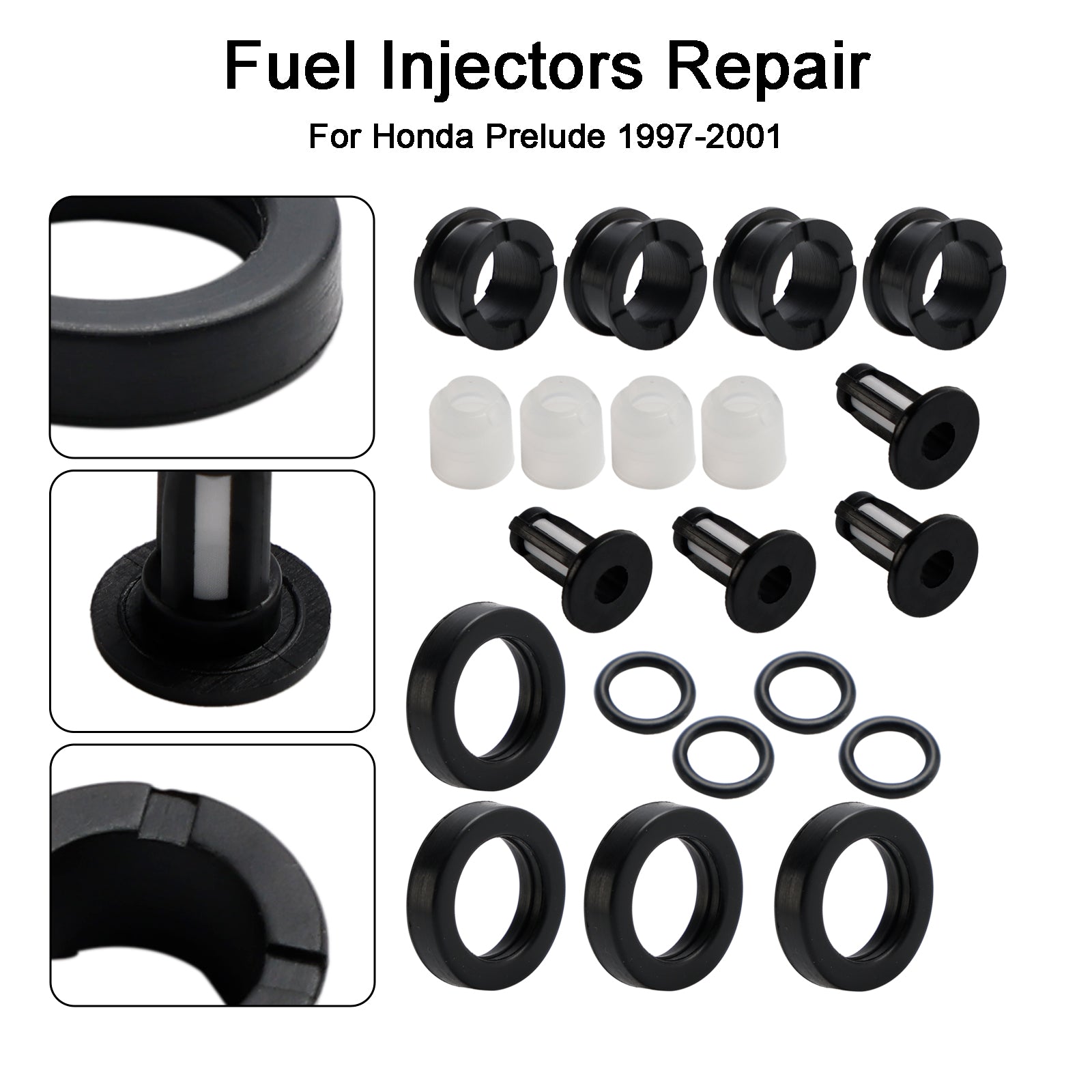 1997-2001 Honda Prelude reparatieserviceset voor brandstofinjector H22A4 FJ582