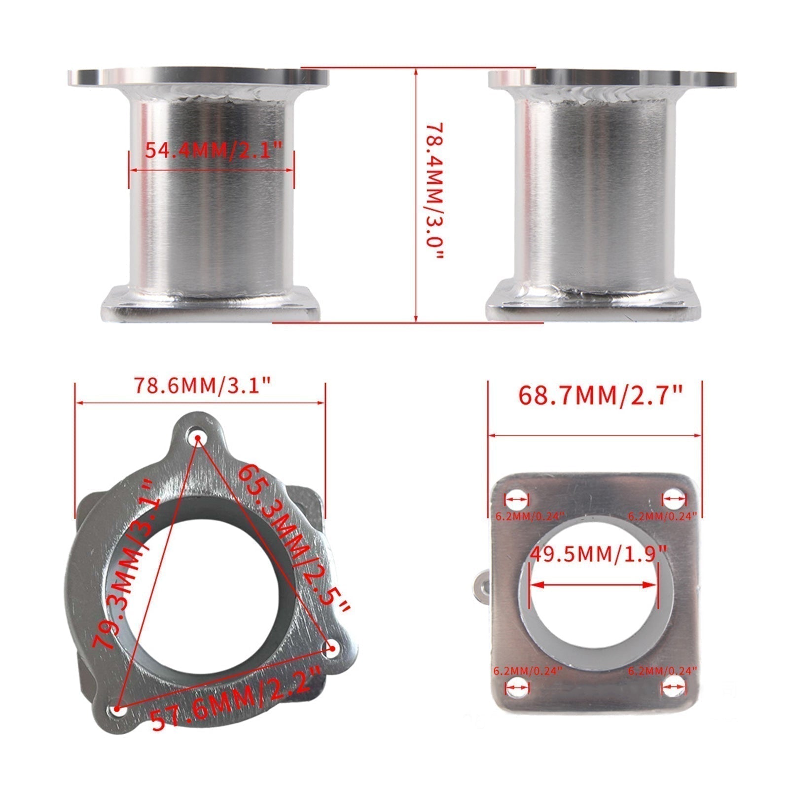 2005-2009 BMW Série 3 E93 330d Kit d'obturation EGR M47N2 M57N2