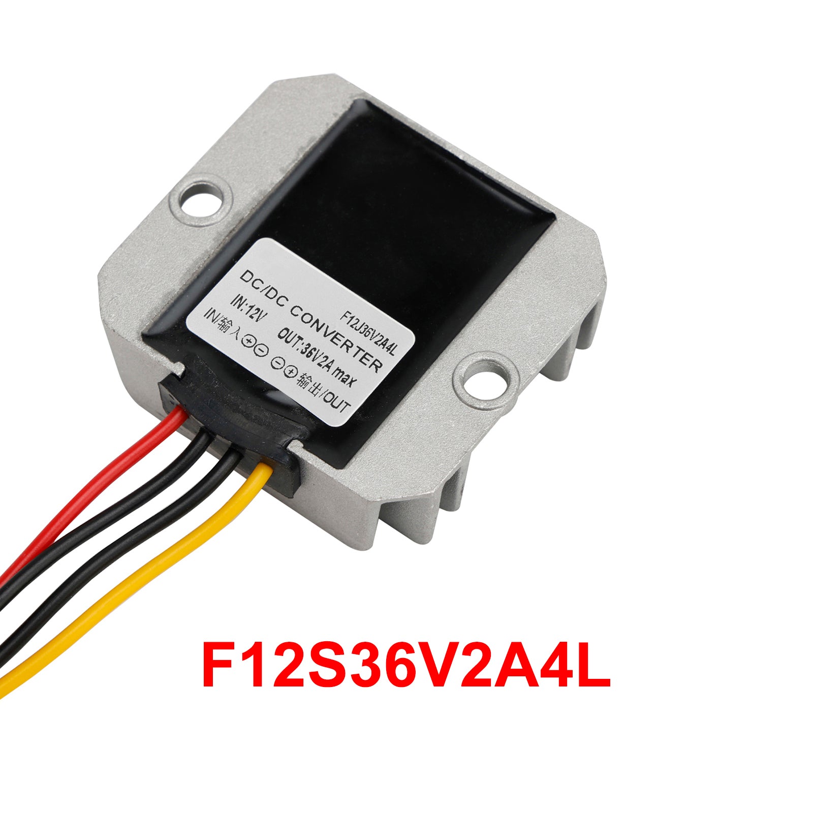 DC-DC 12V-36V 2A 72W Step Up Car Strømforsyningsomformer Regulator Vanntett