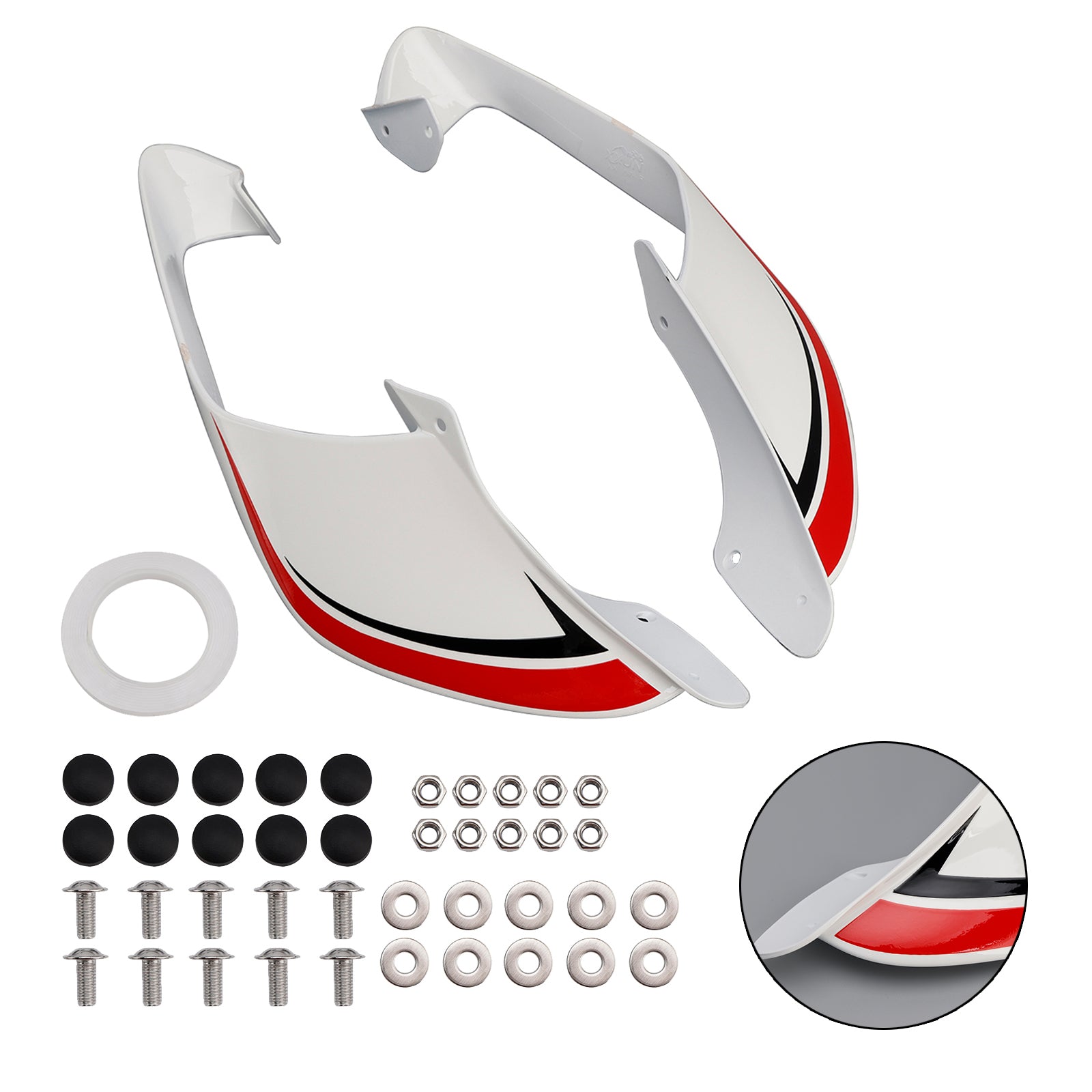 2021-2024 Yamaha YZF R1 R1M ailes latérales avant ailes becquet carénage