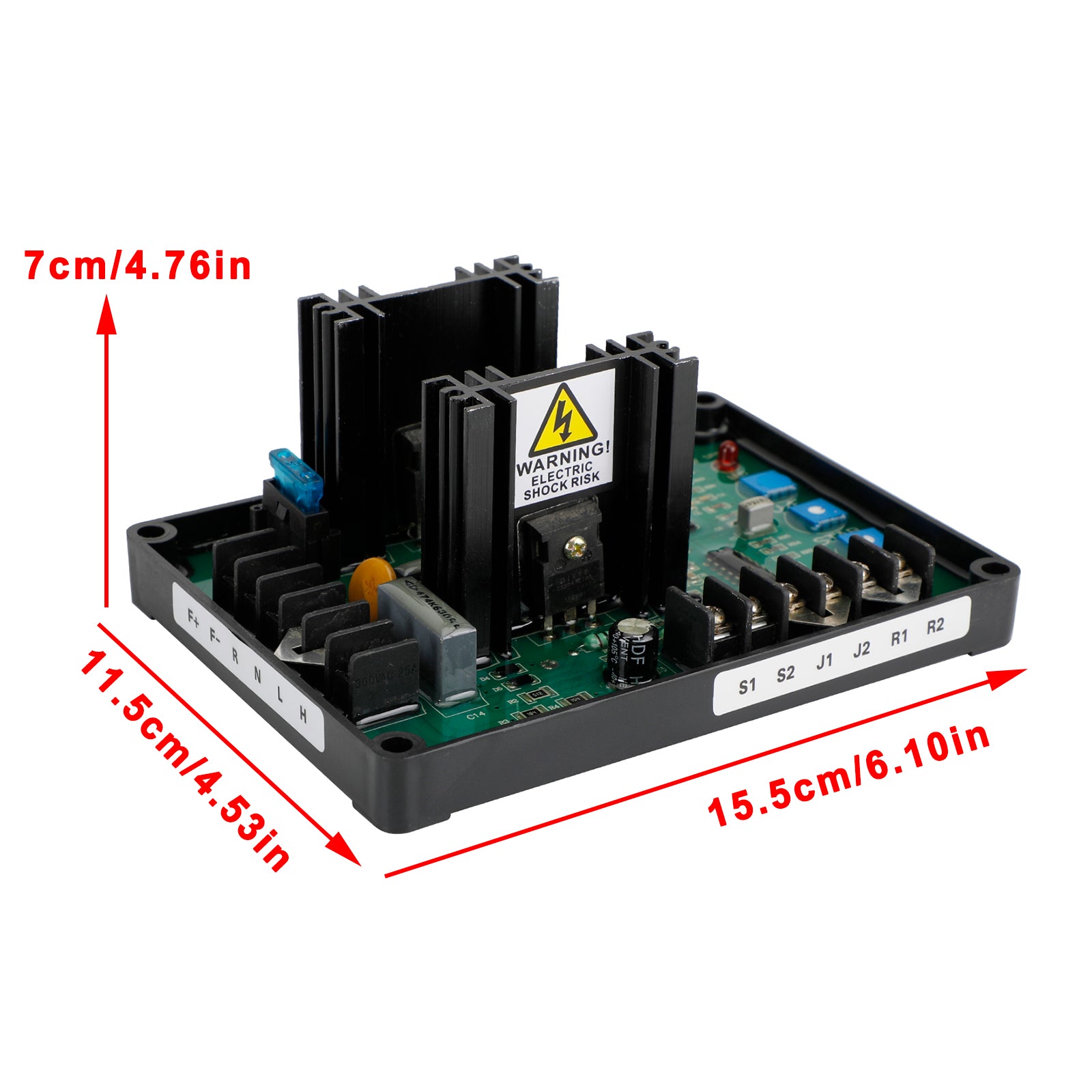 Module de régulateur de tension automatique de générateur universel/sans balais AVR GAVR-20A