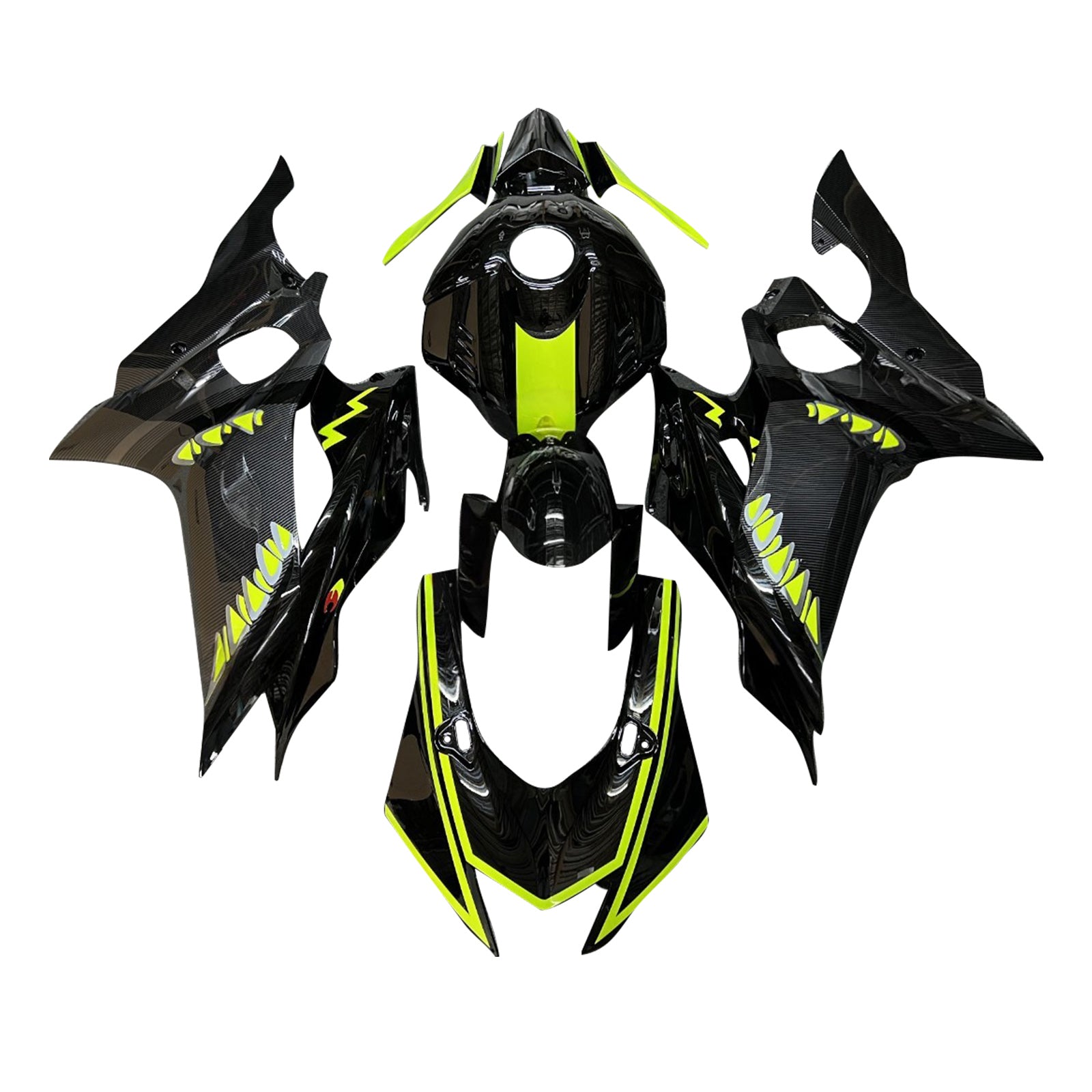 Kit de carenado de inyección, carrocería de plástico ABS apto para Yamaha YZF-R6 2017-2023