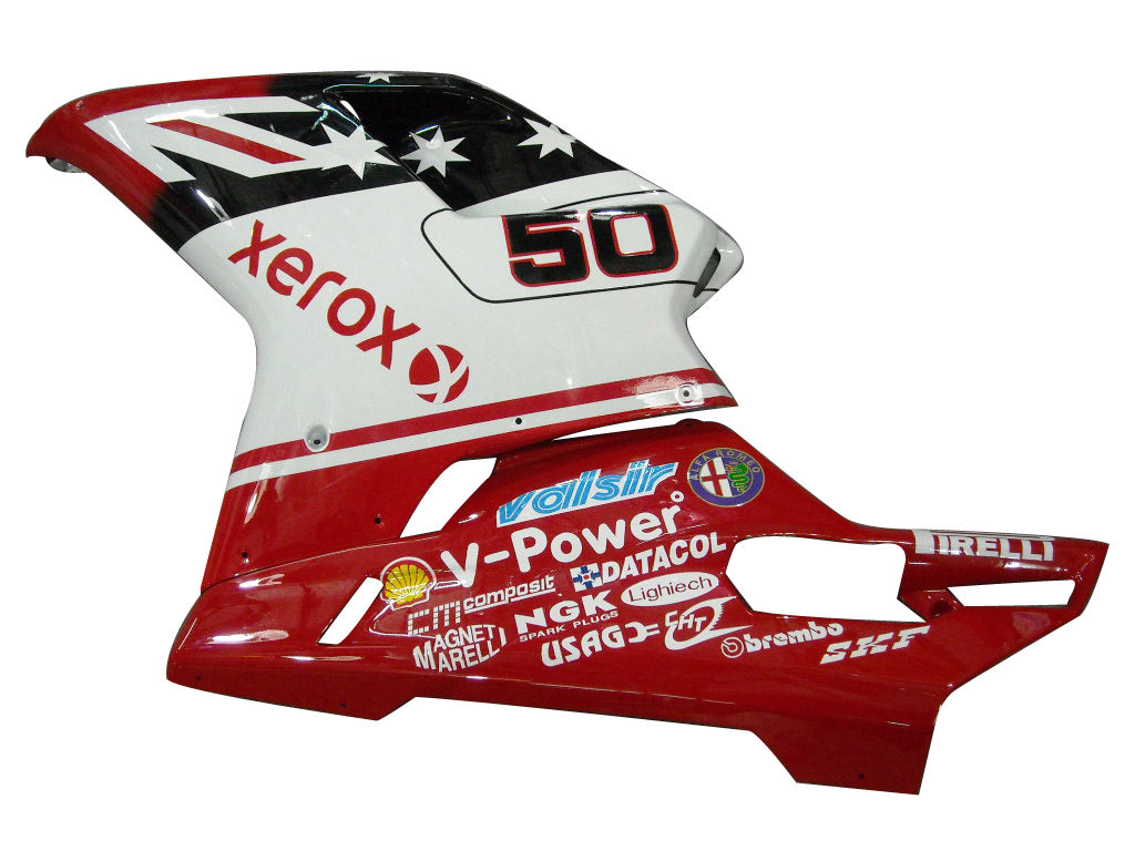 2007-2012 Ducati 1098/1198/848 Red Xerox Bodywork Fairing ABS Injection Mold 3# Generic