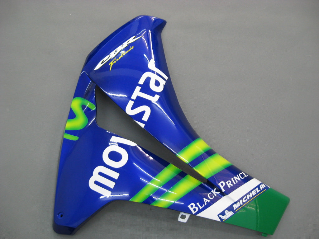 2008-2011 Honda CBR1000 RR Blue Green Movistar Racing Fairings Generic