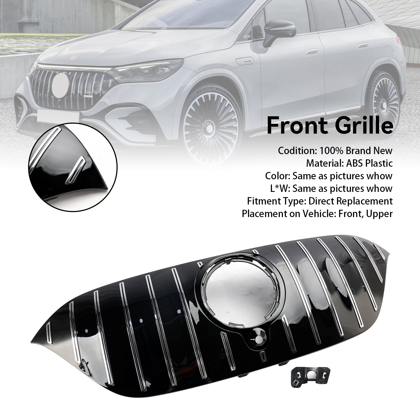 2022-2024 Mercedes Benz EQESUV W294 Grade do para-choque dianteiro EQE350 EQE550 A2948858201