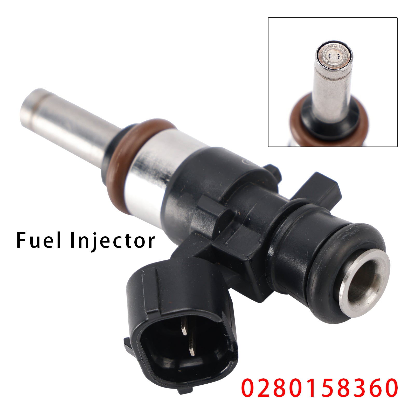 1Pcs Fuel Injector For VW Golf GTI R Audi A3 S3 2.0 CJX CHH 0280158360