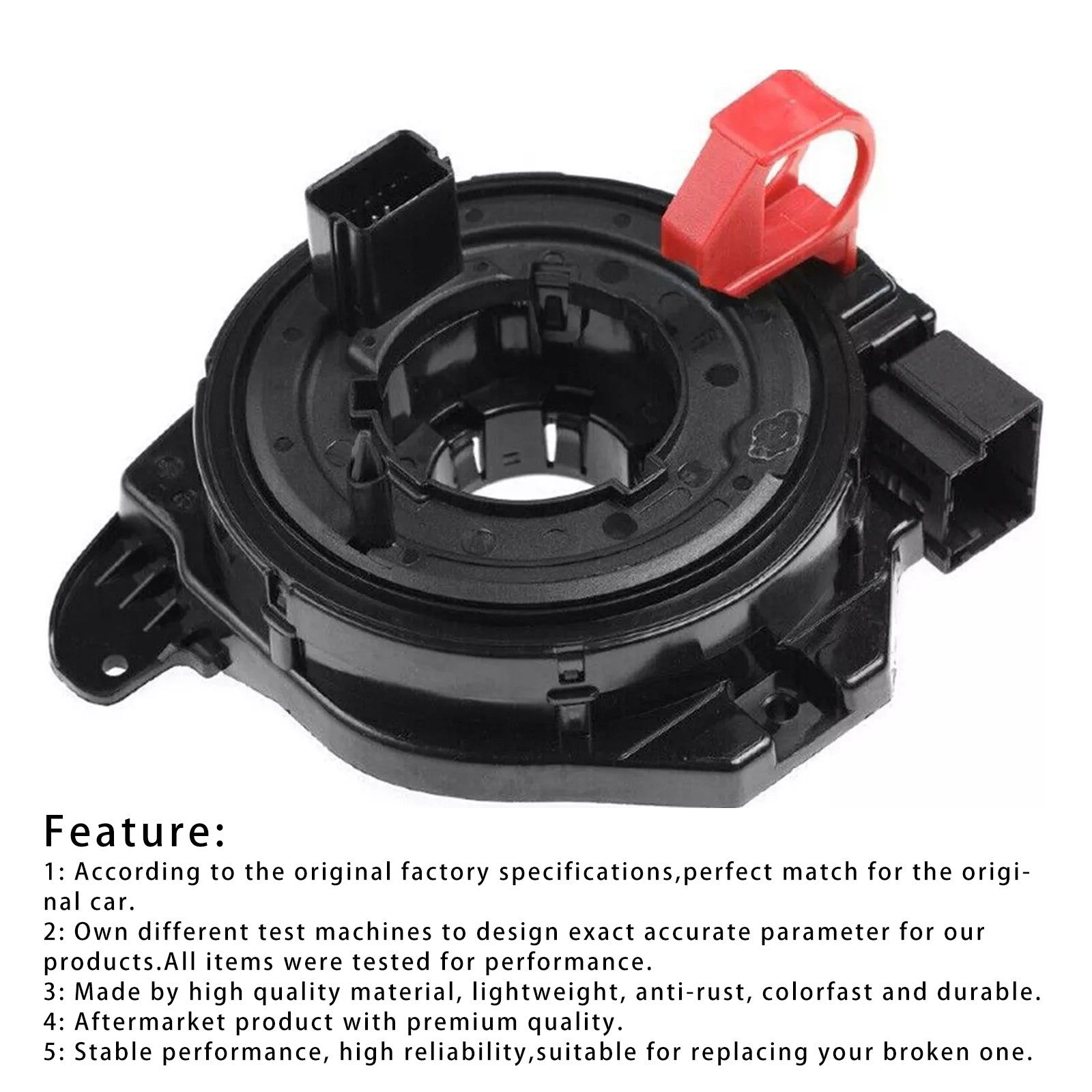 Spiral Cable Clock Spring Squib 6C0959653 For Seat Skoda Vw Polo V 6R1/6C1
