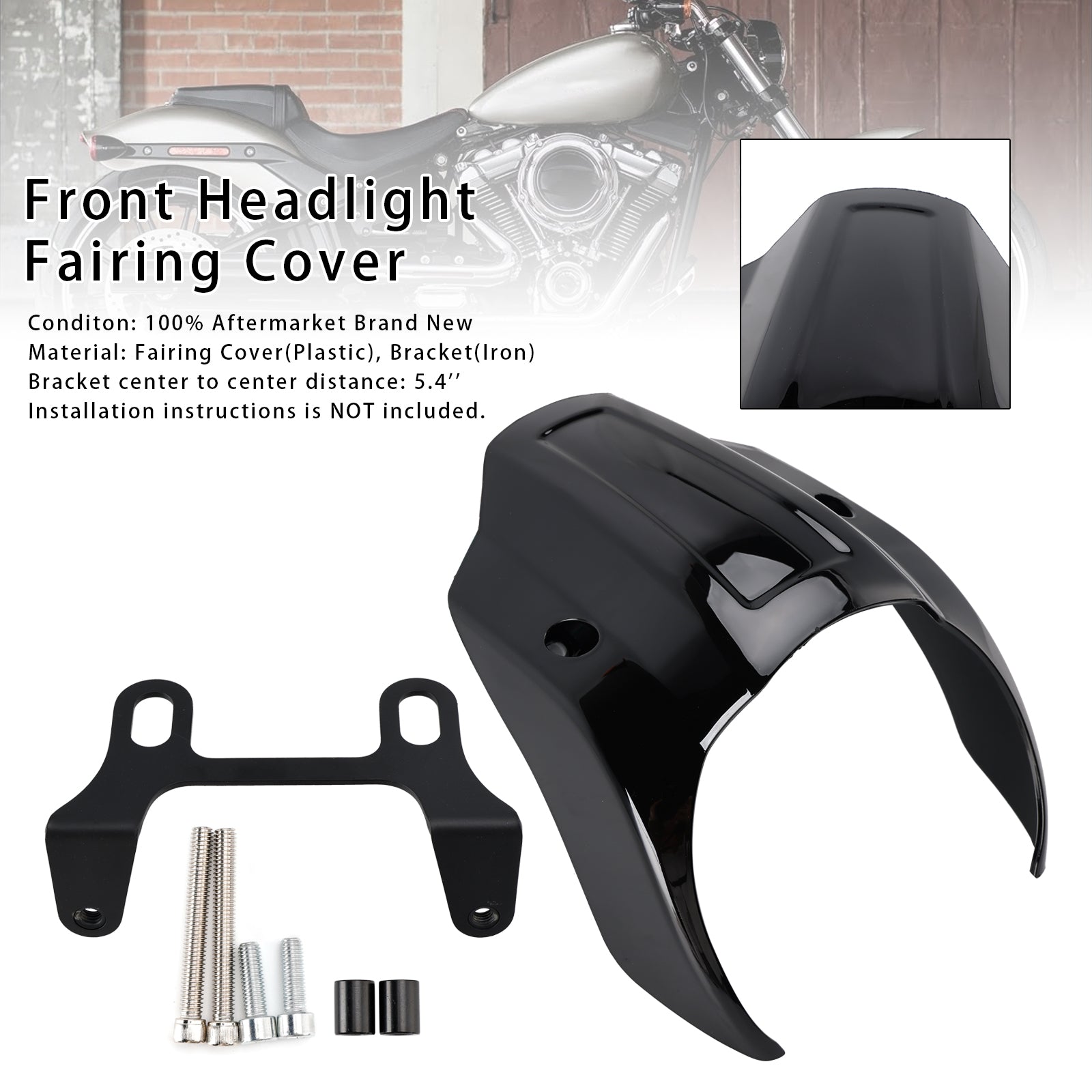 Front Headlight Fairing Cover Fit For Breakout FXBR FXBRS 2018-2024
