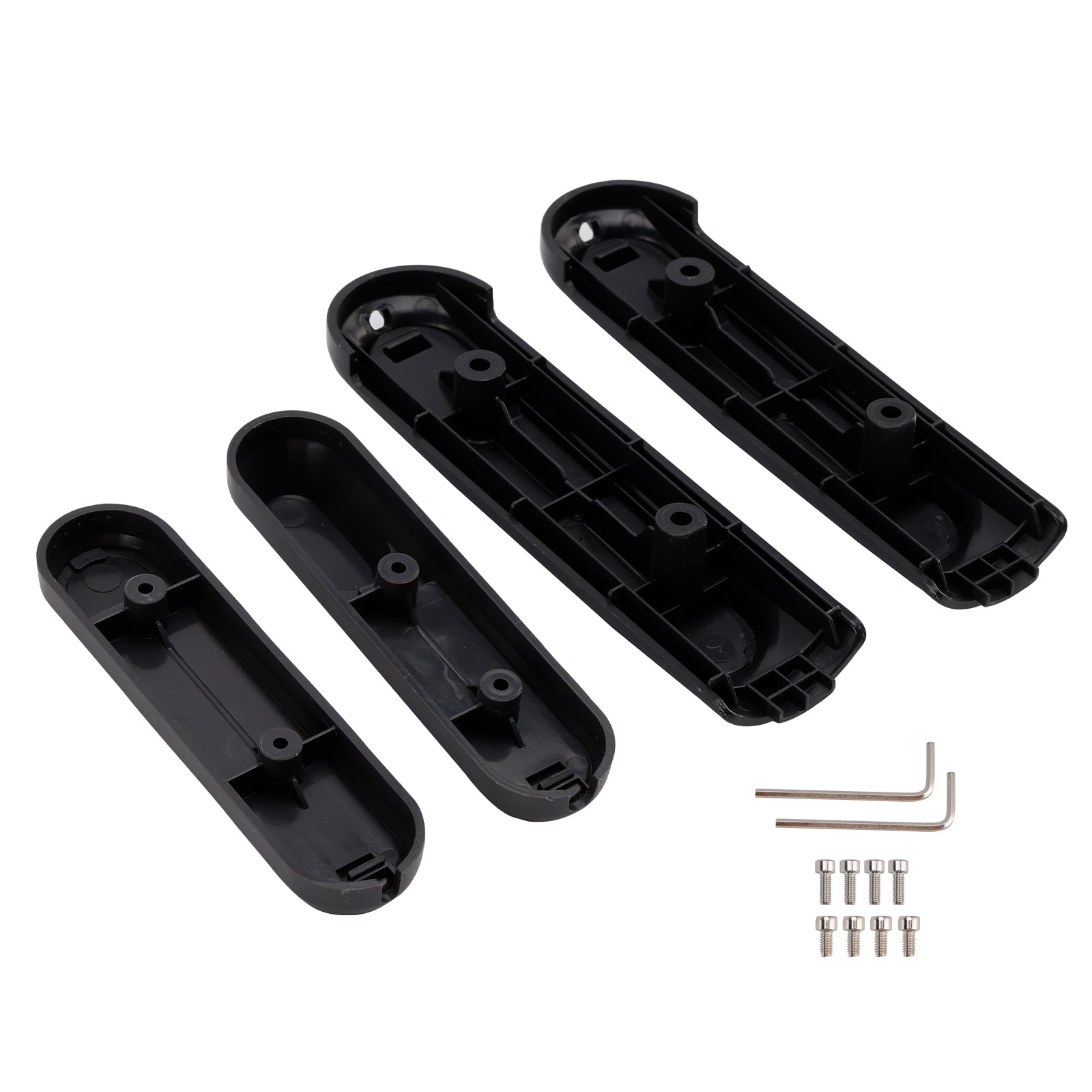 Conjunto de 4 tampas laterais de scooter com refletor traseiro para Xiaomi 4 Pro (1ª geração)