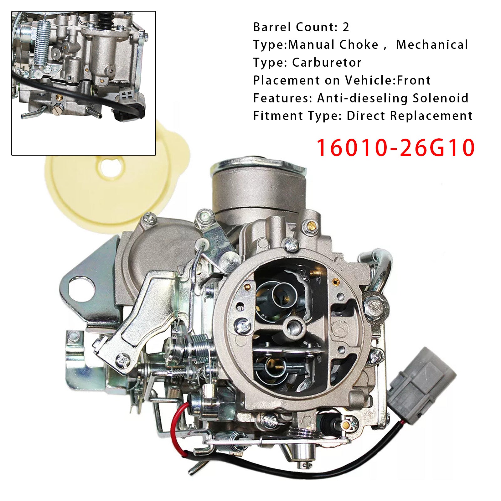 Nissan Z20 Gazelle Silvia Datsun Pick Up Caravan Bus Carburador 16010-26G10