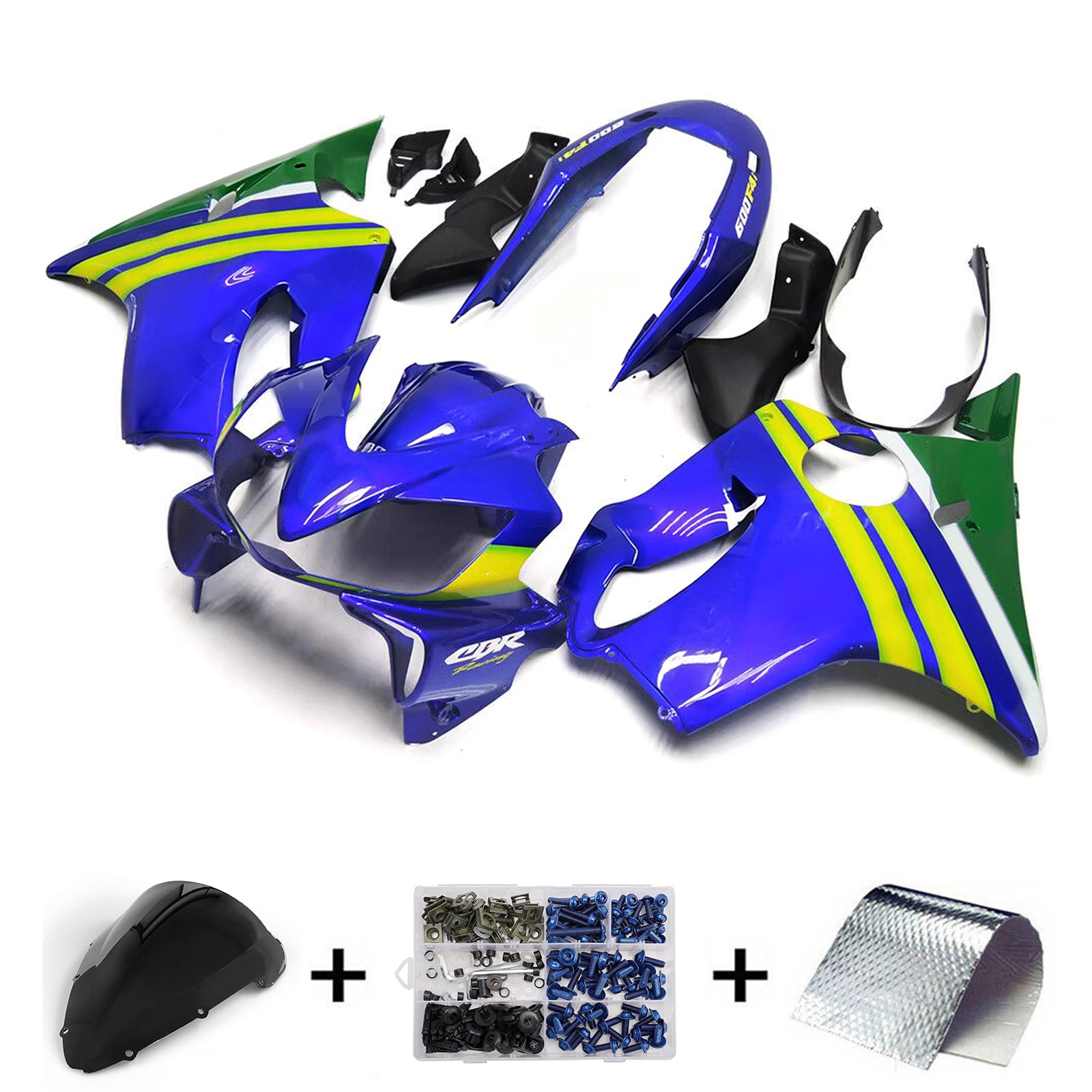 Injection Fairing Kit Bodywork Plastic ABS For Honda CBR600 F4i 2004-2007
