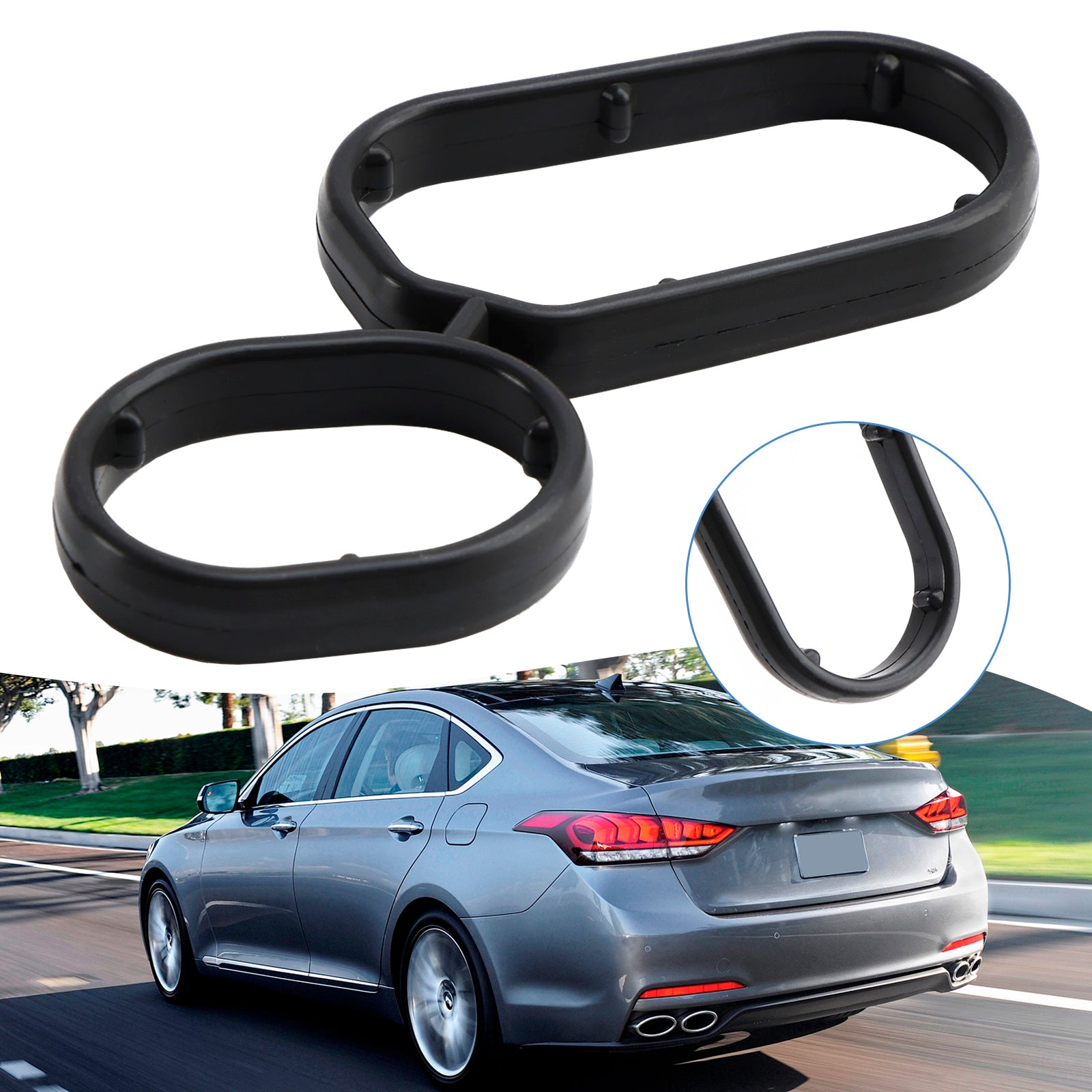 Engine Oil Filter Housing Gasket 26345-3LAA0 Fit Kia Sorento 3.3L 2018-2020