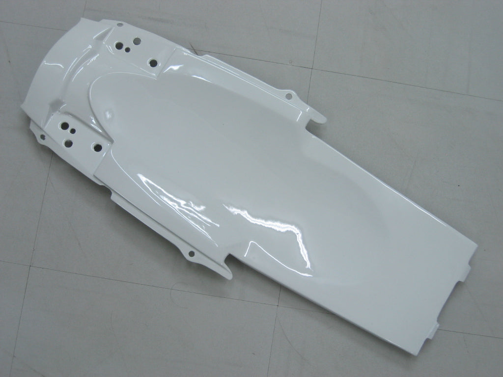 2005-2006 GSXR1000 White Black Bodywork Fairing ABS Injection Molded Plastics Set Generic