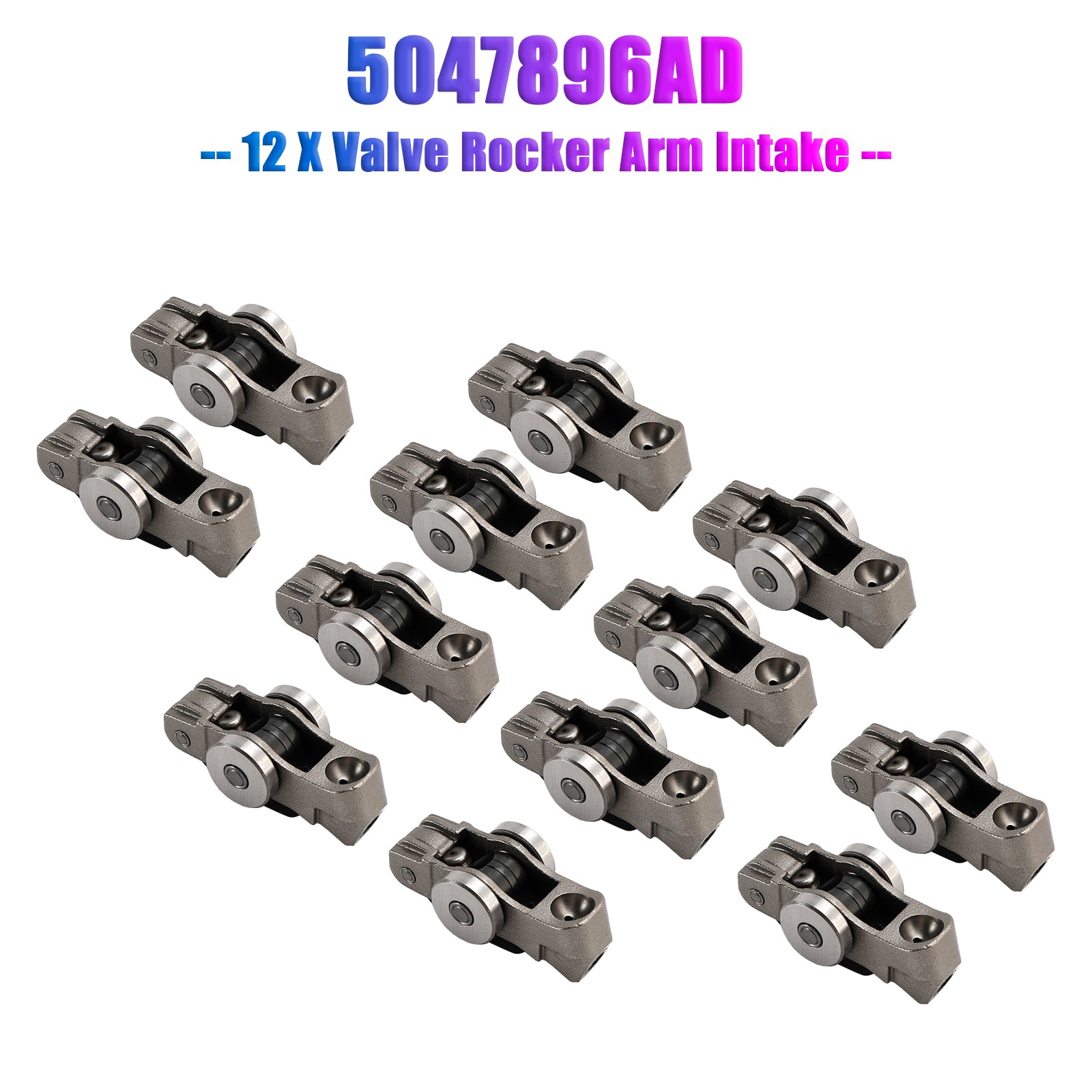 12 X VALVE ROCKER ARM INTAGE 5047896AD FÖR DODGE JEEP CHRYSLER 3.6L 2016-2024