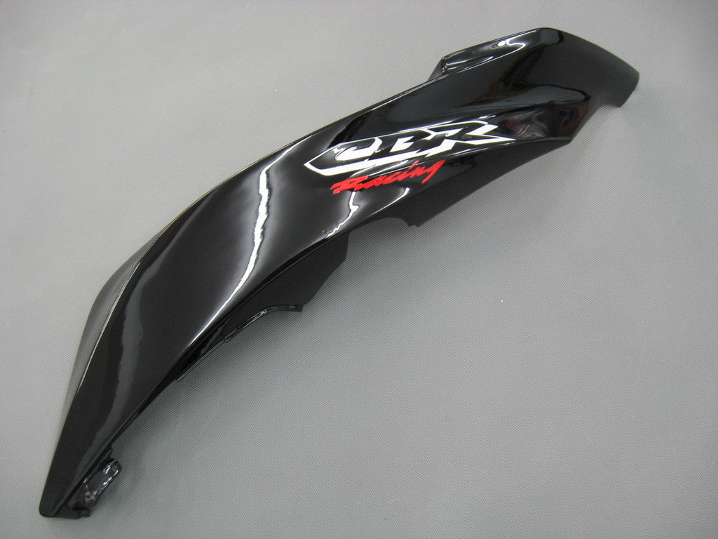 2007-2008 Honda CBR600 RR Amotopart Kit de carénage d'injection carrosserie plastique noir ABS #7