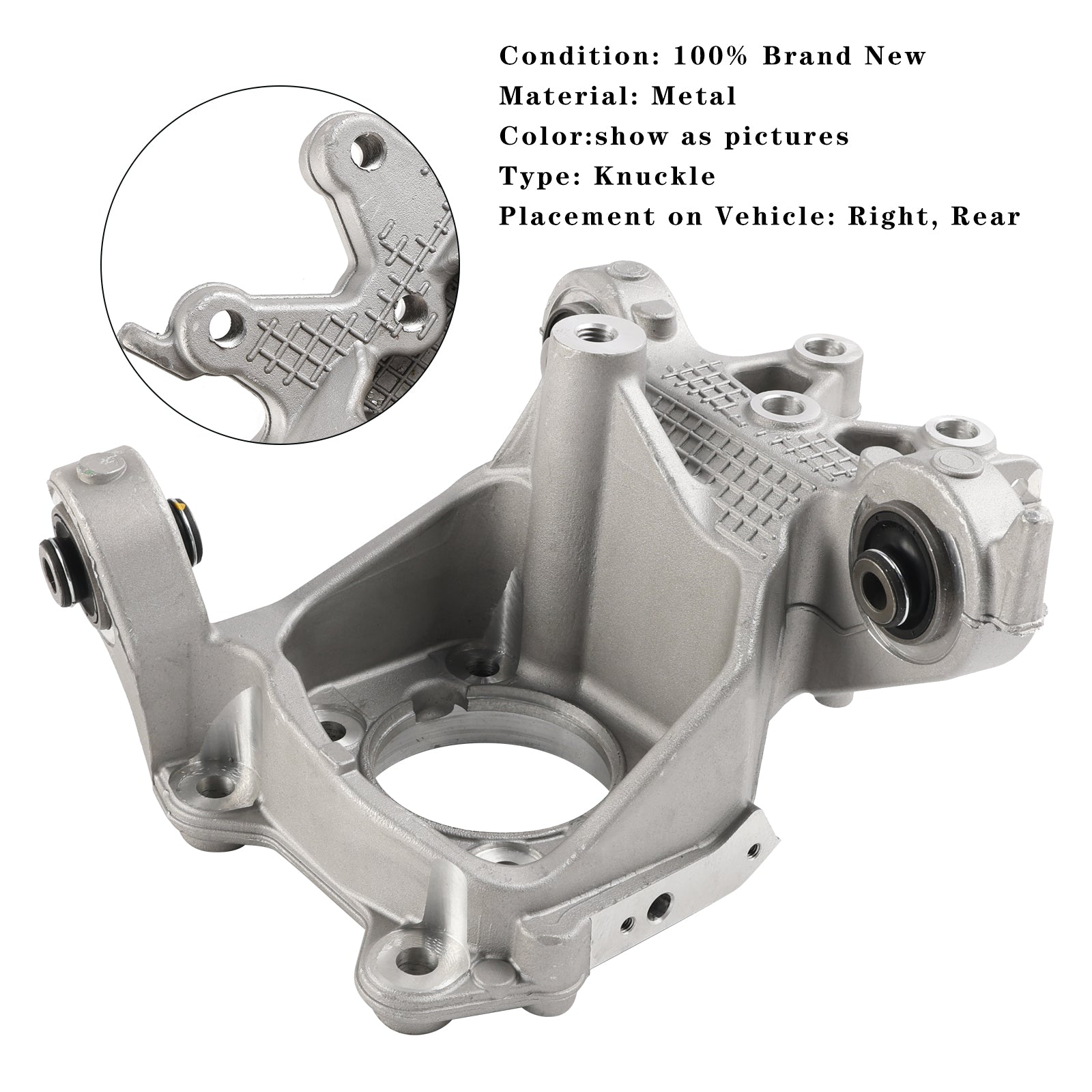 2018 Jeep Cherokee Latitude Latitude Plus Limited Overland Trailhawk Nudillo de suspensión trasera derecha 5090072AE