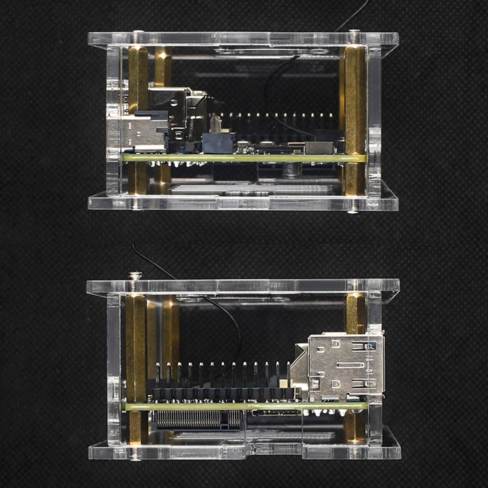 Oranje Pi RV2 speciaal shell-ontwikkelingsbord acryl shell transparante doos