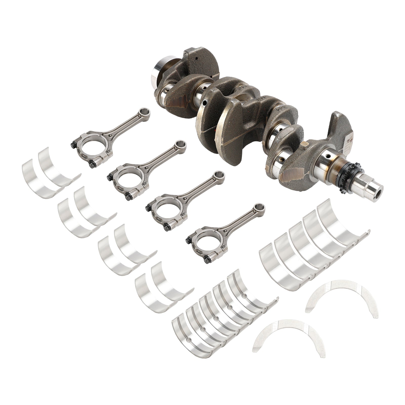 2013-2015 Kia Rio SX Sedan 4-Door 1.6L Engine Crankshaft Con Rods & Bearing Set 231102B610